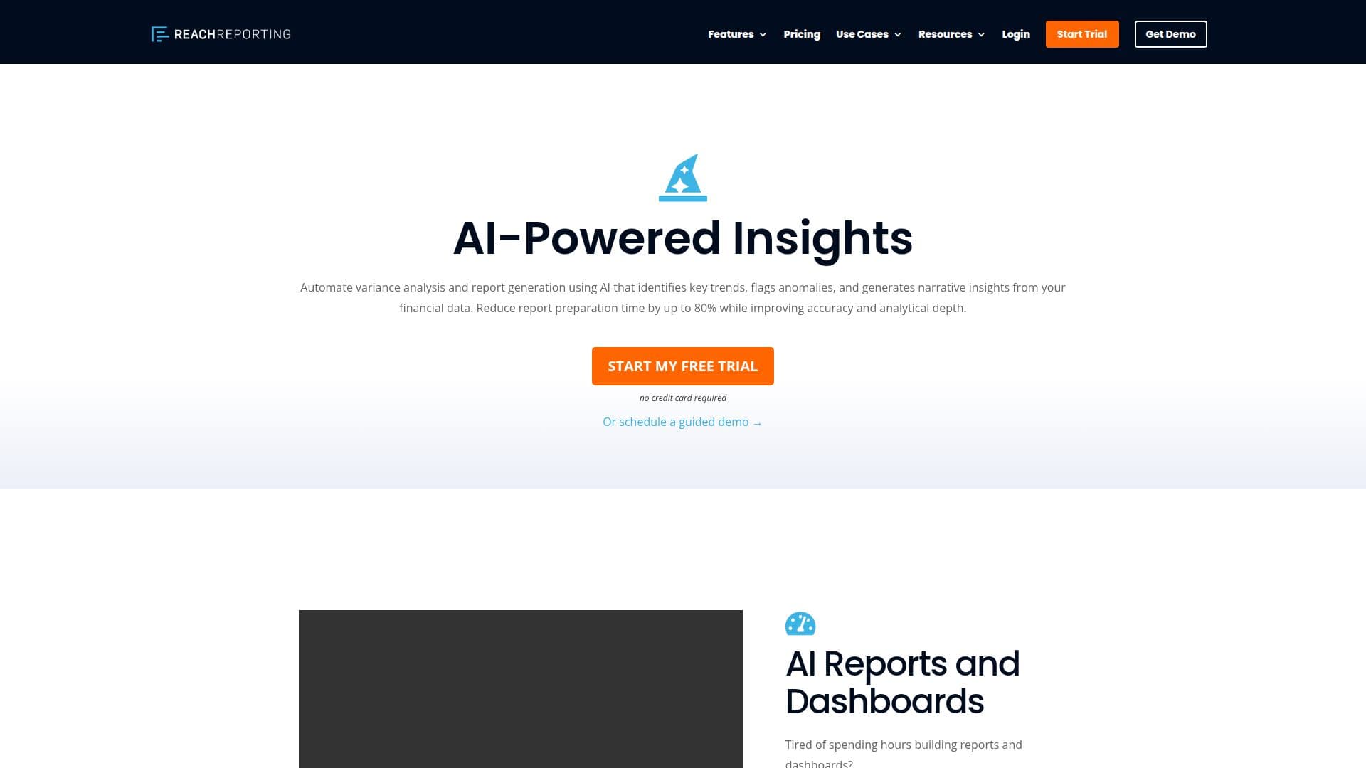 Reach Reporting screenshot