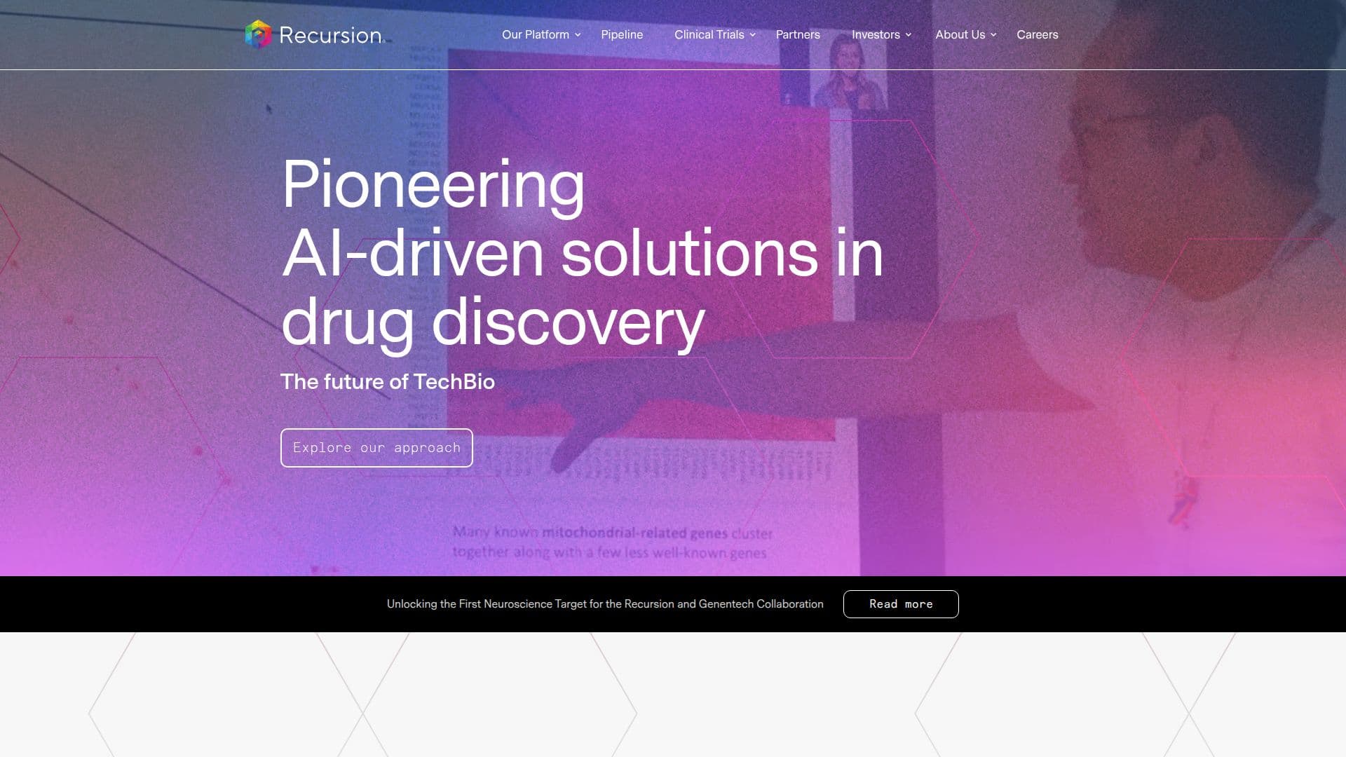 Recursion Pharmaceuticals screenshot