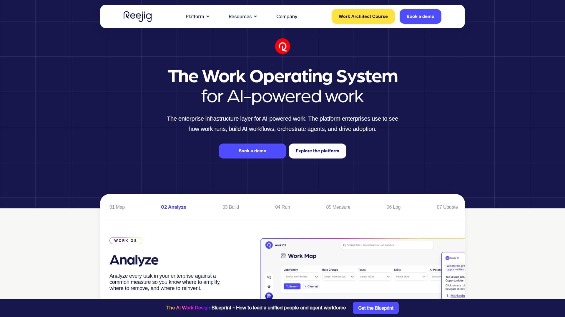 Reejig Work Operating System screenshot