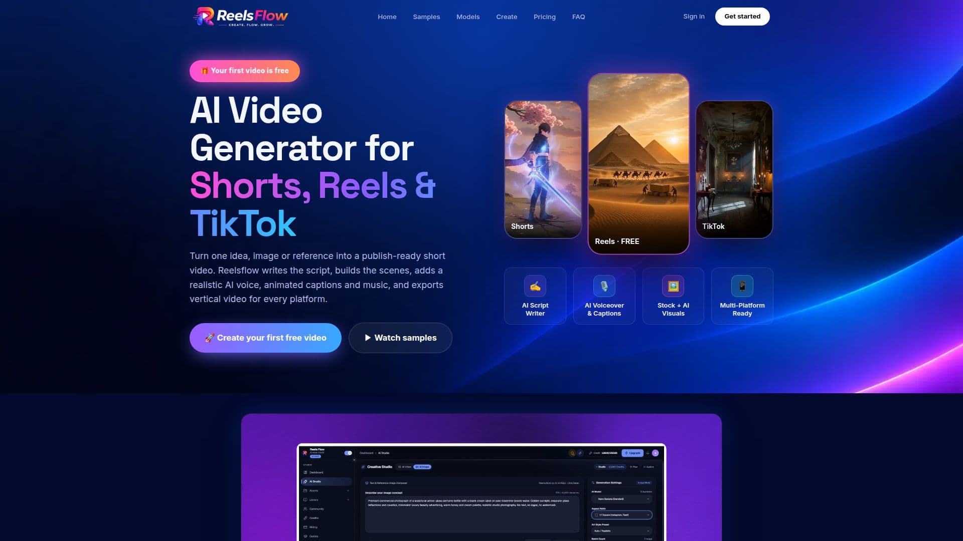 Reelsflow screenshot