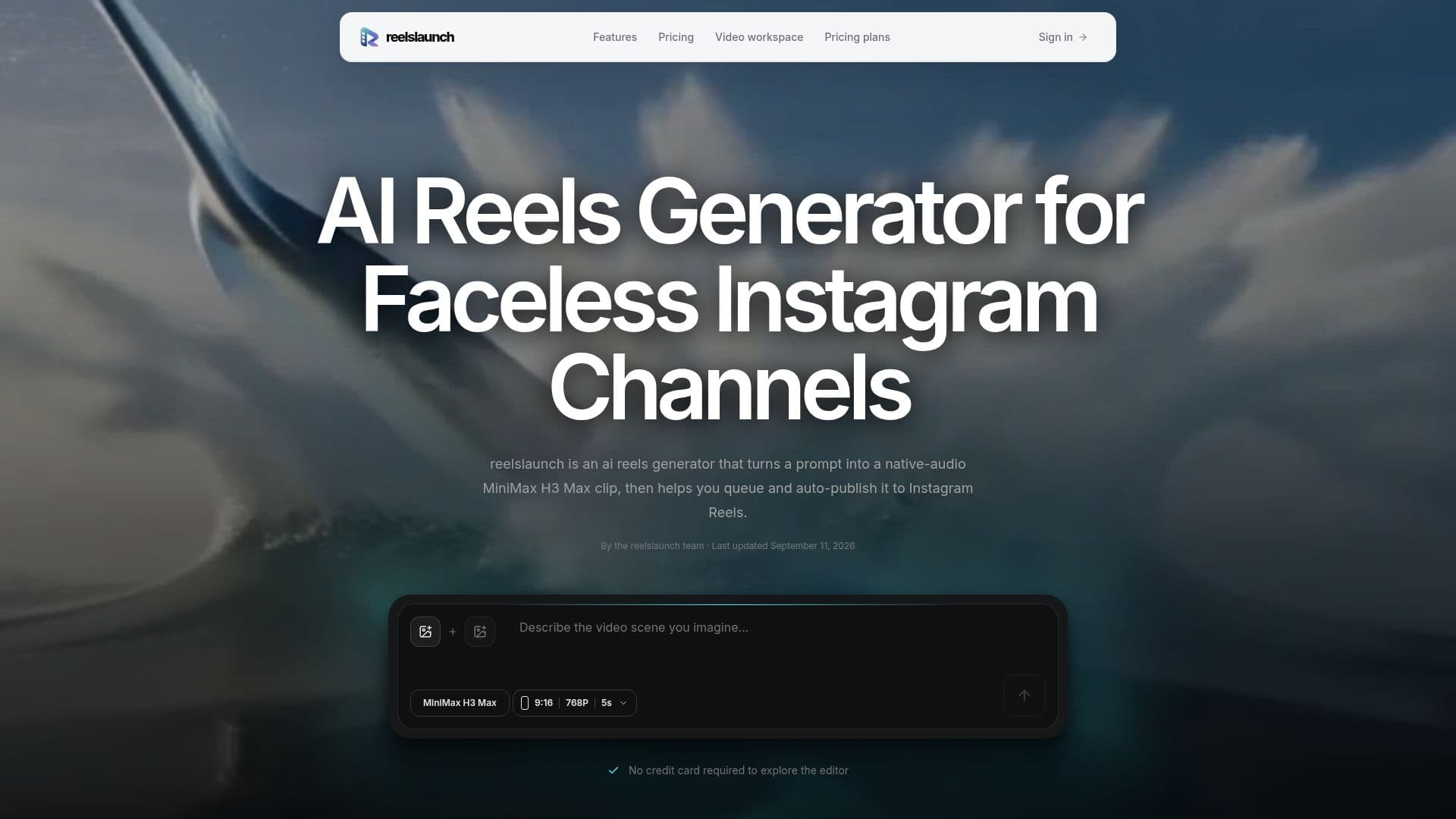 Reelslaunch screenshot