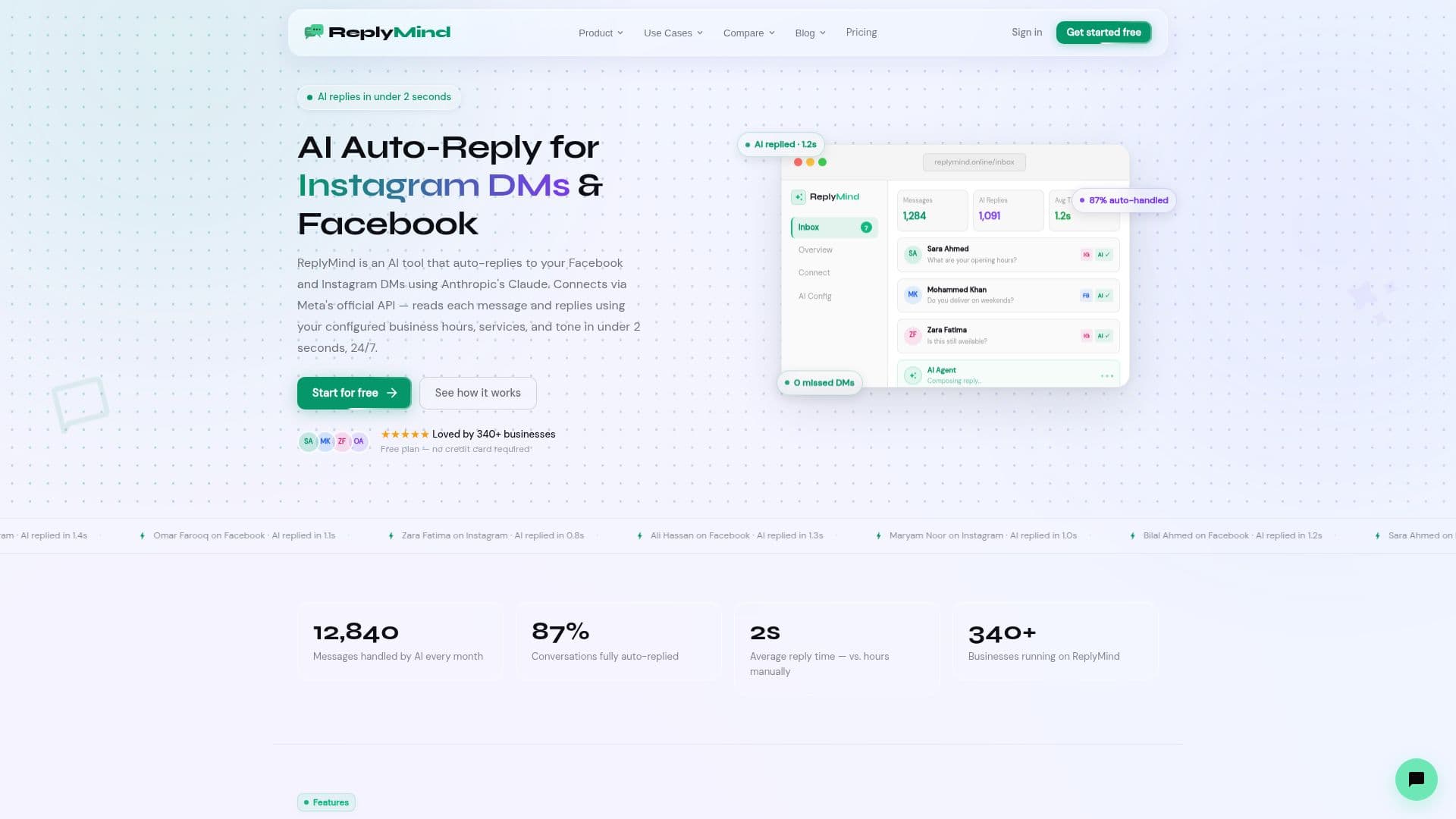 ReplyMind AI Auto-Reply screenshot
