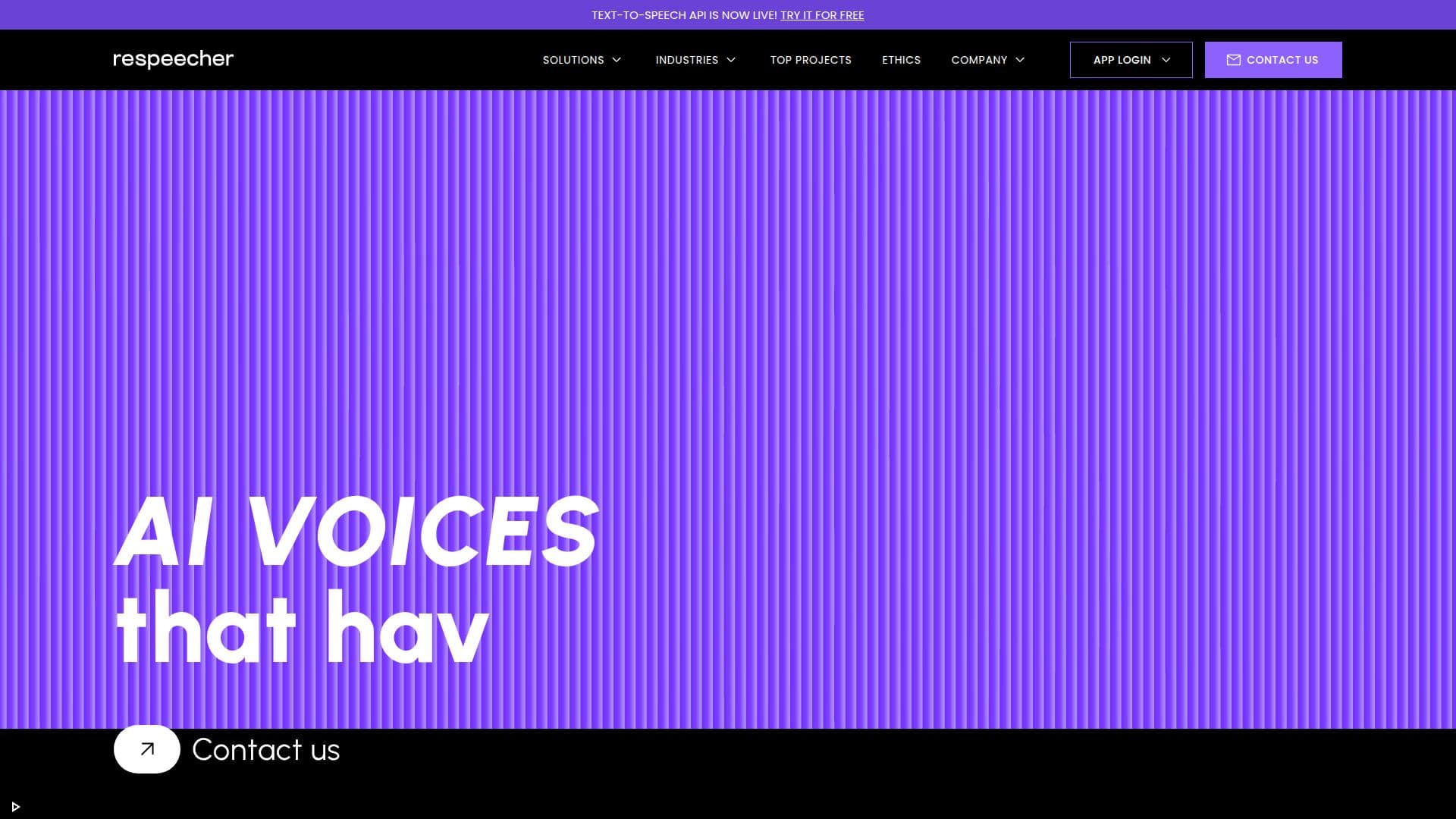Respeecher screenshot