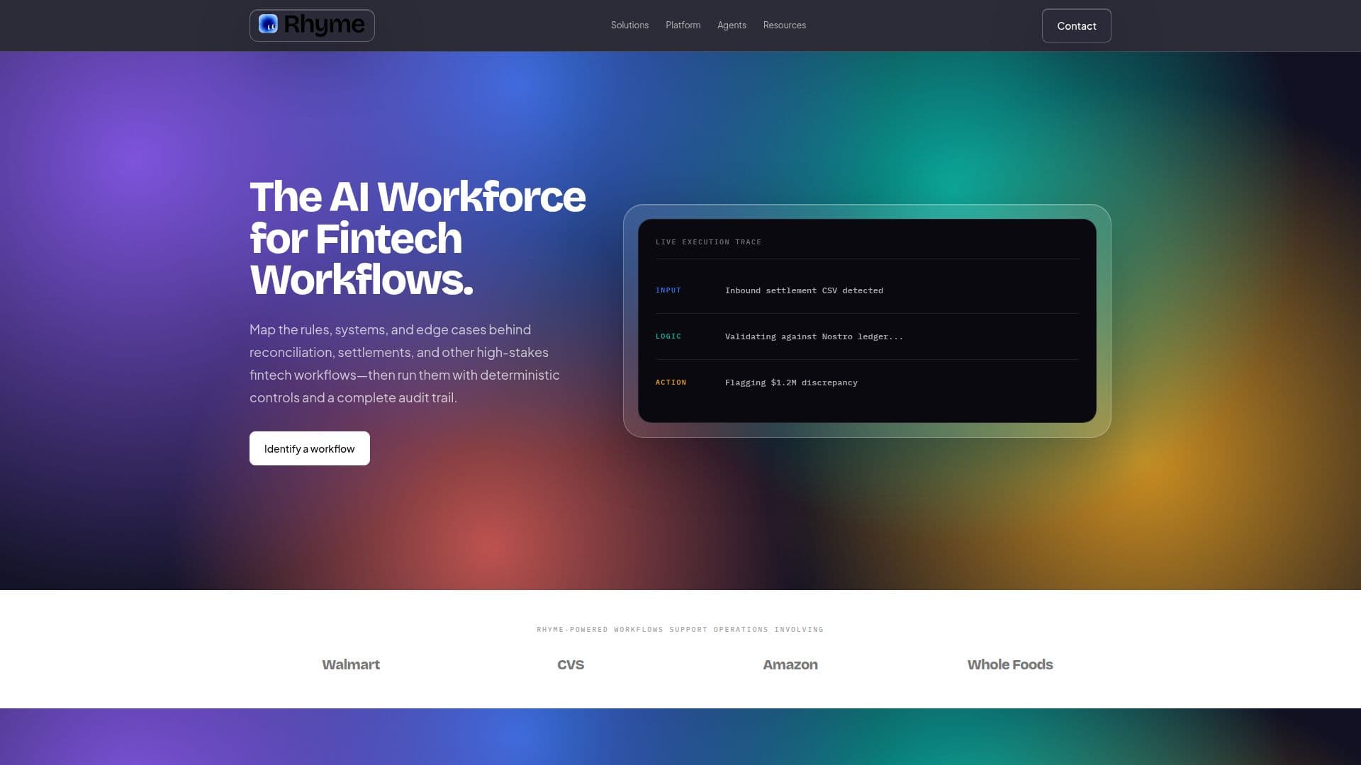 Rhyme AI Operations Infrastruktur screenshot