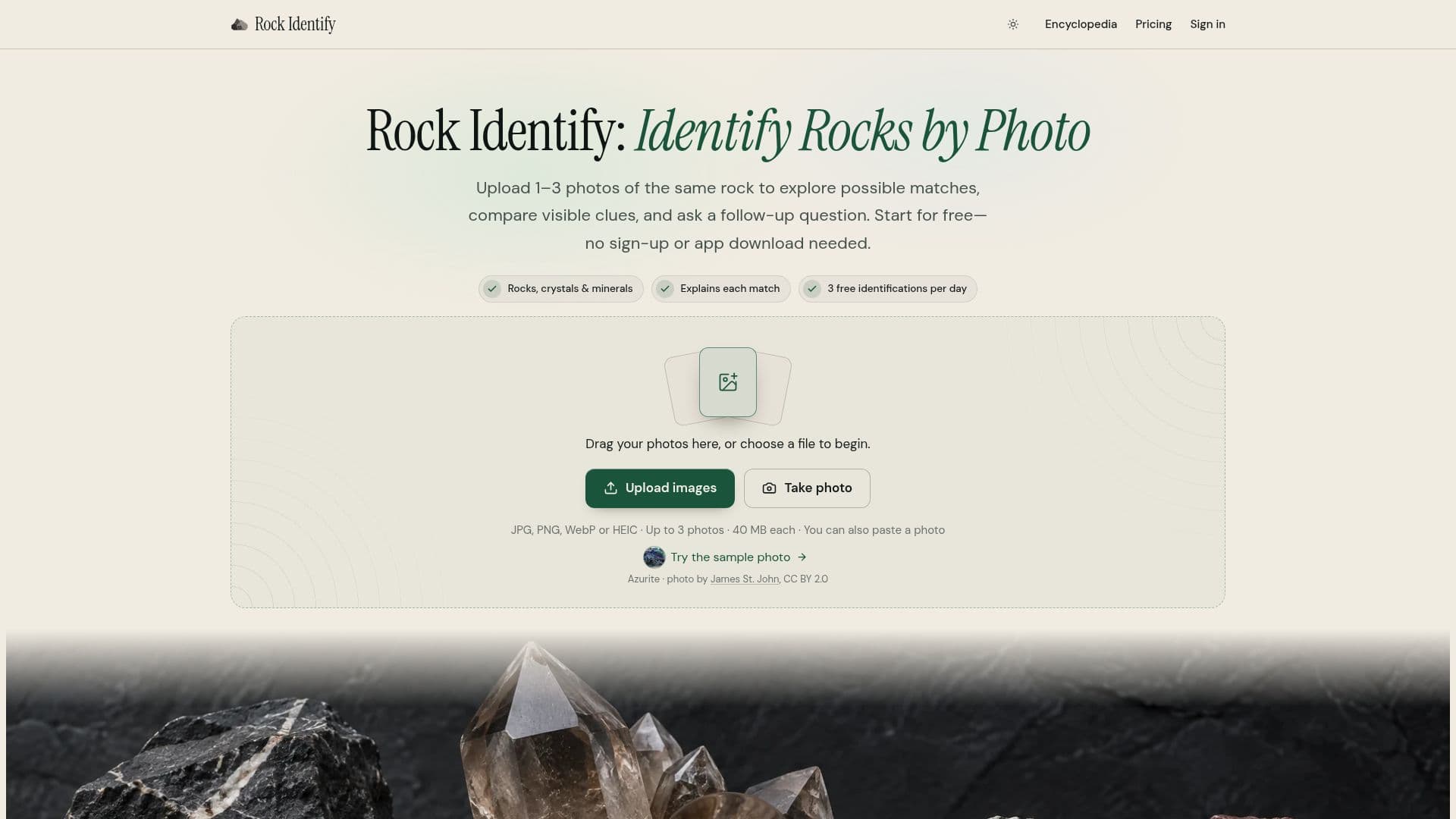 Rock Identify screenshot