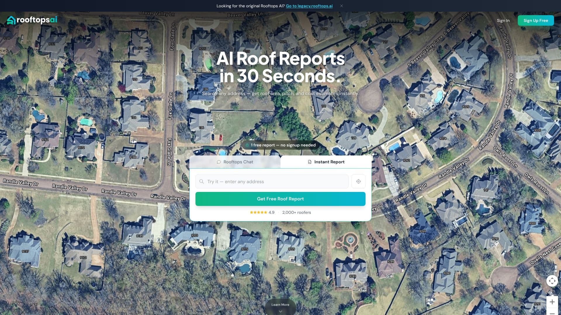 لقطة شاشة لـ Rooftops AI