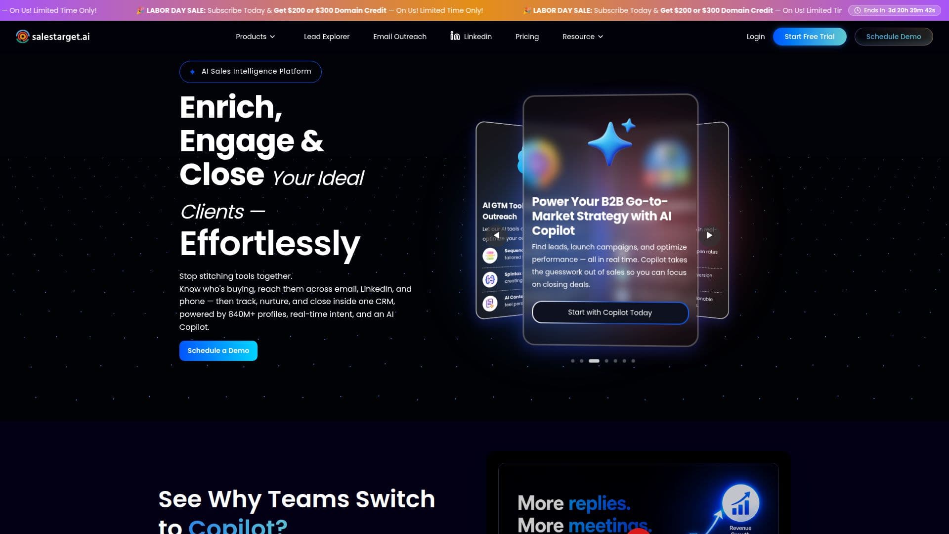 SalesTarget.ai screenshot