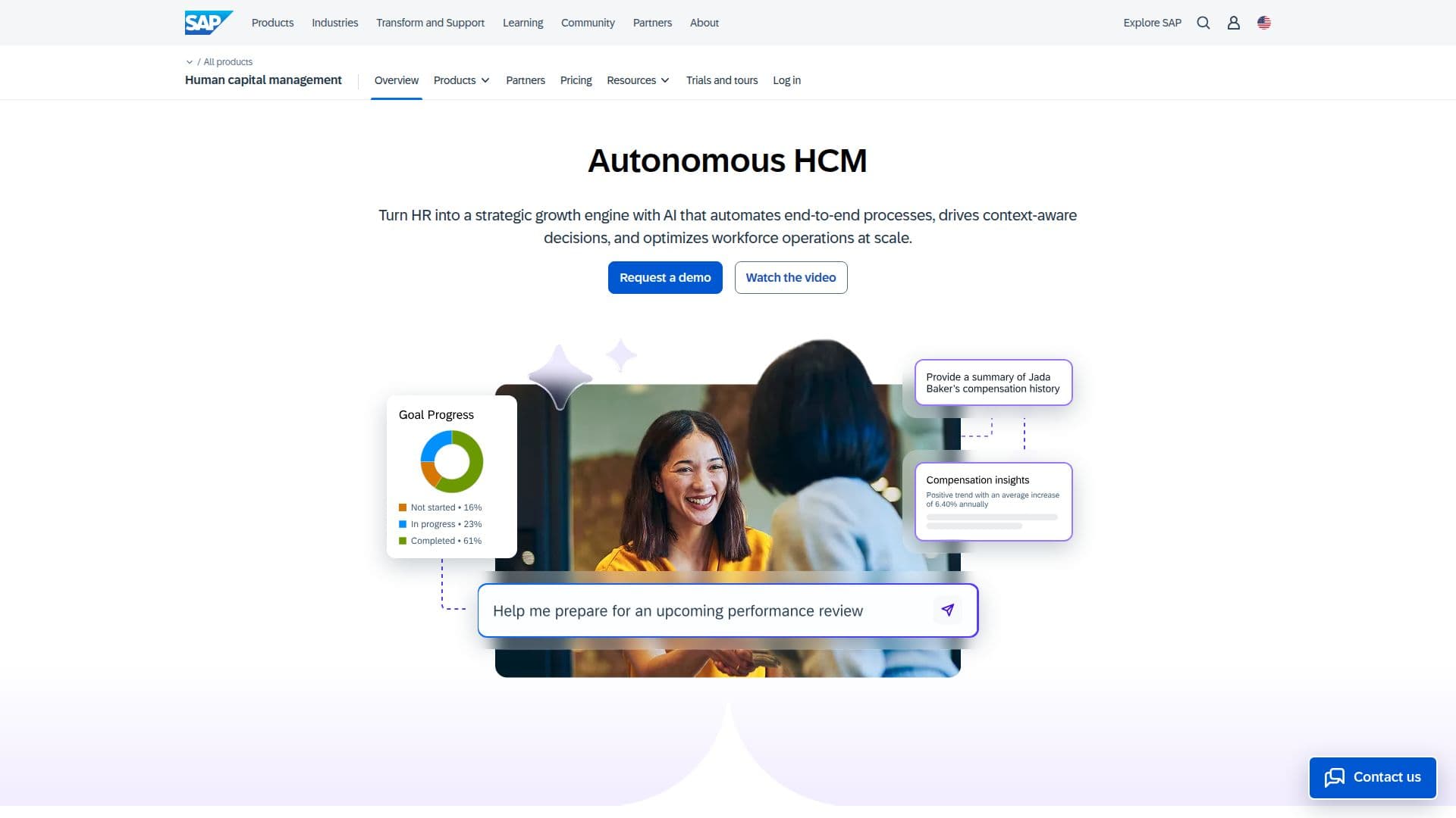 SAP HCM Software 스크린샷