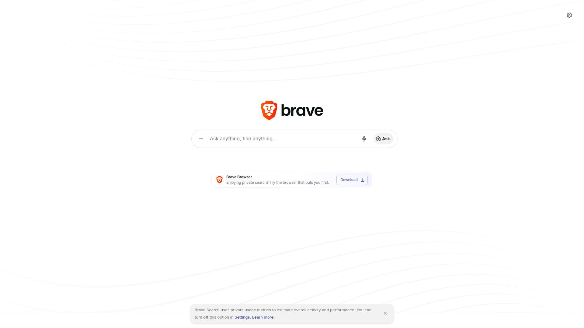 Private Search Engine - Brave Search screenshot