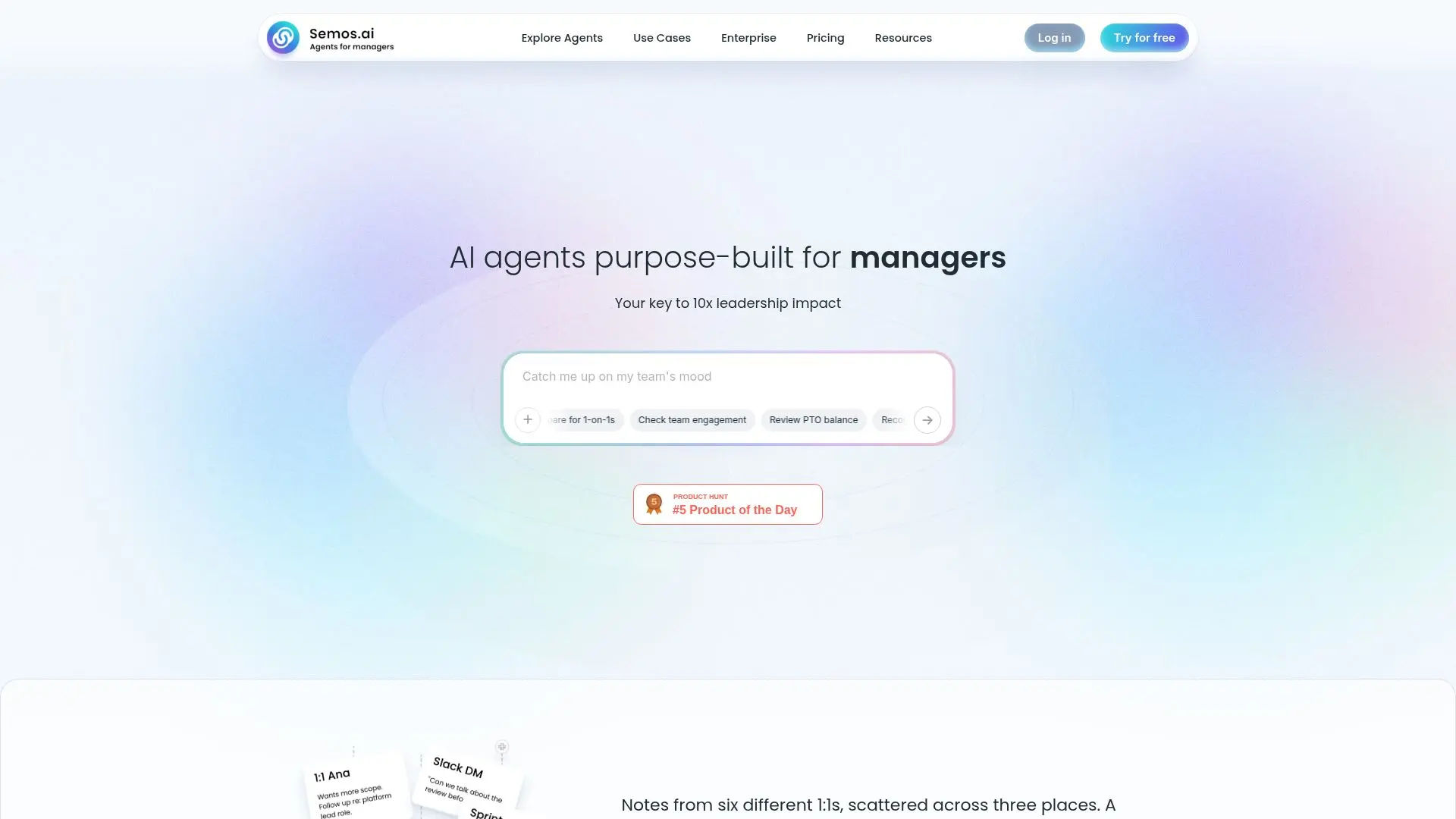 Semos.ai Manager Agents screenshot