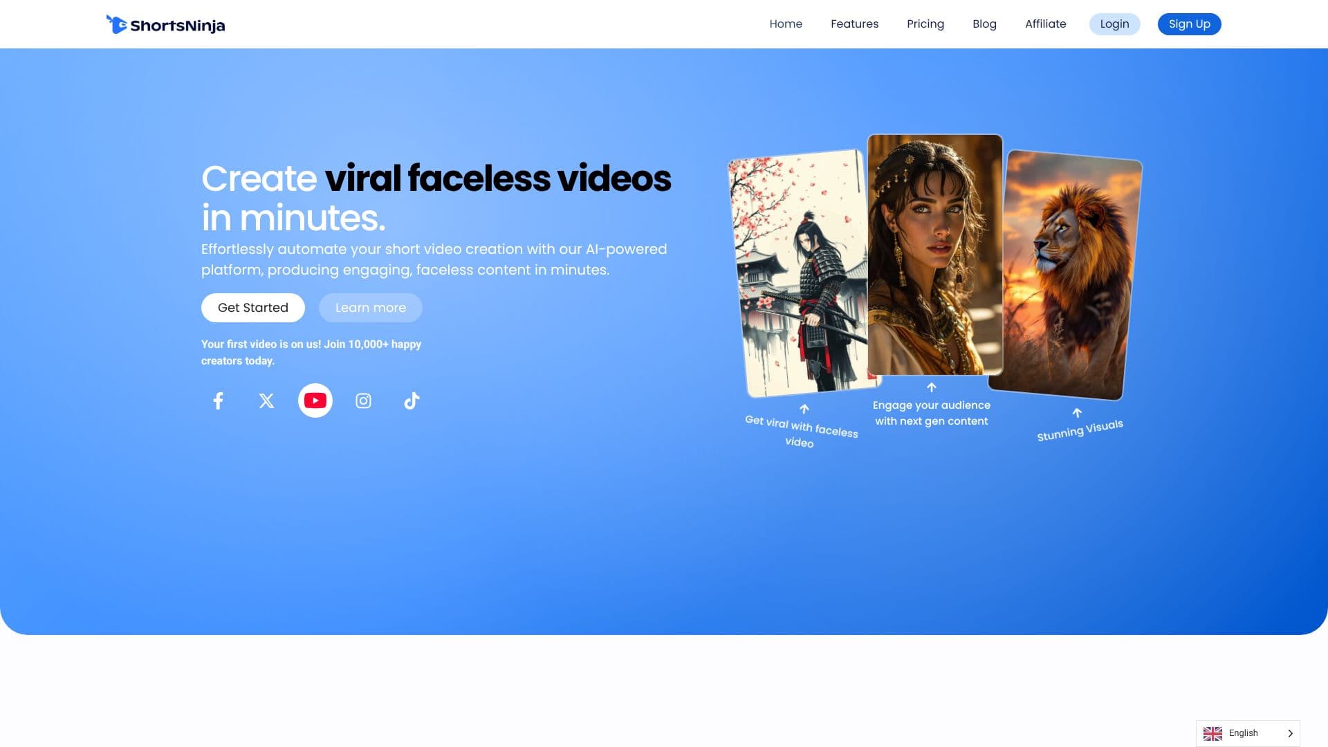 ShortsNinja screenshot