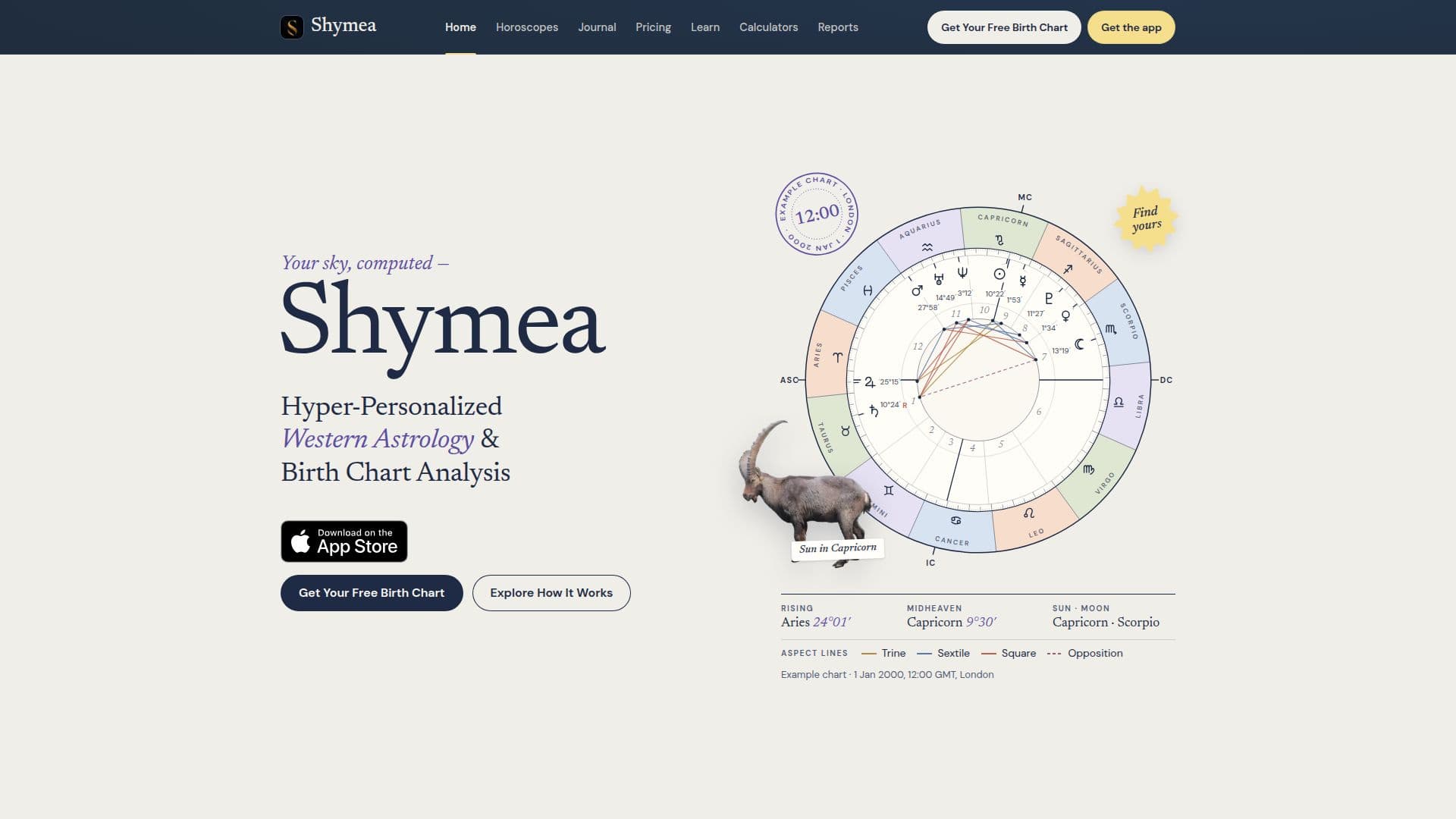 Screenshot von Shymea