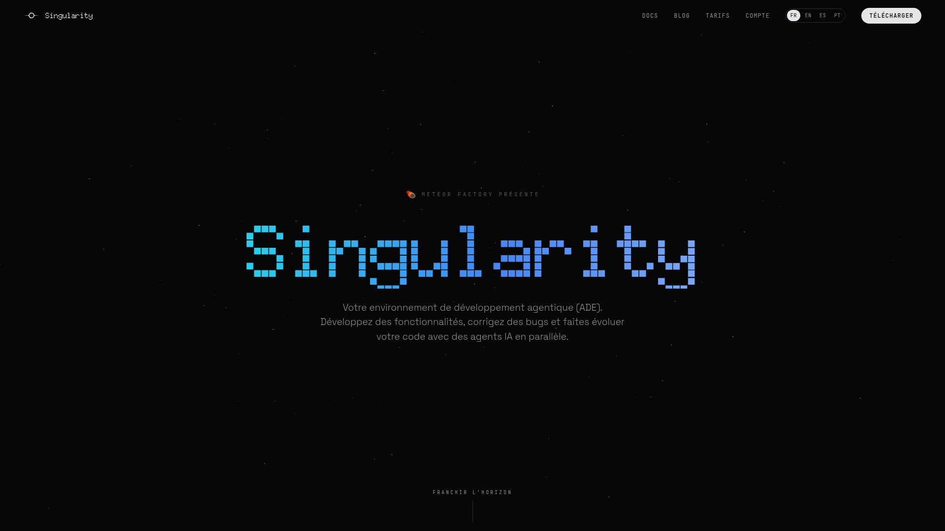 Singularity screenshot