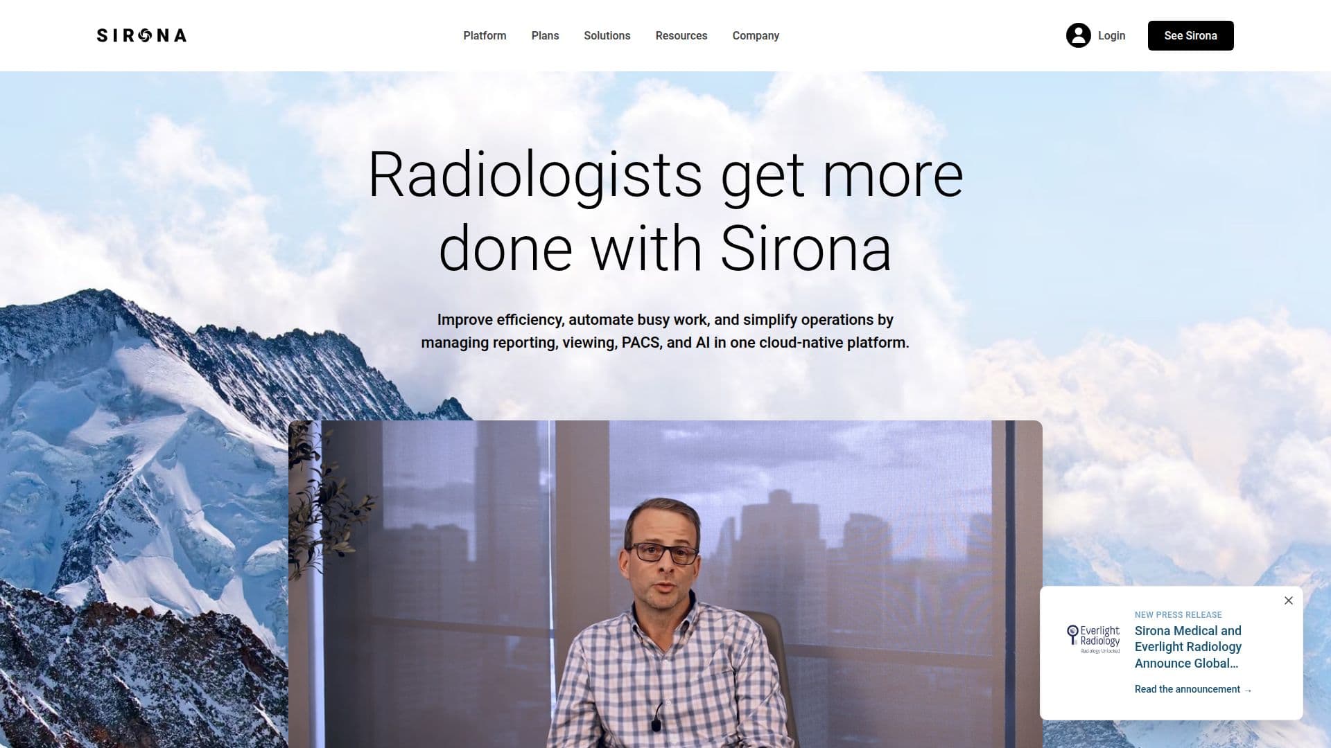 Sirona Medical Radiology Software screenshot