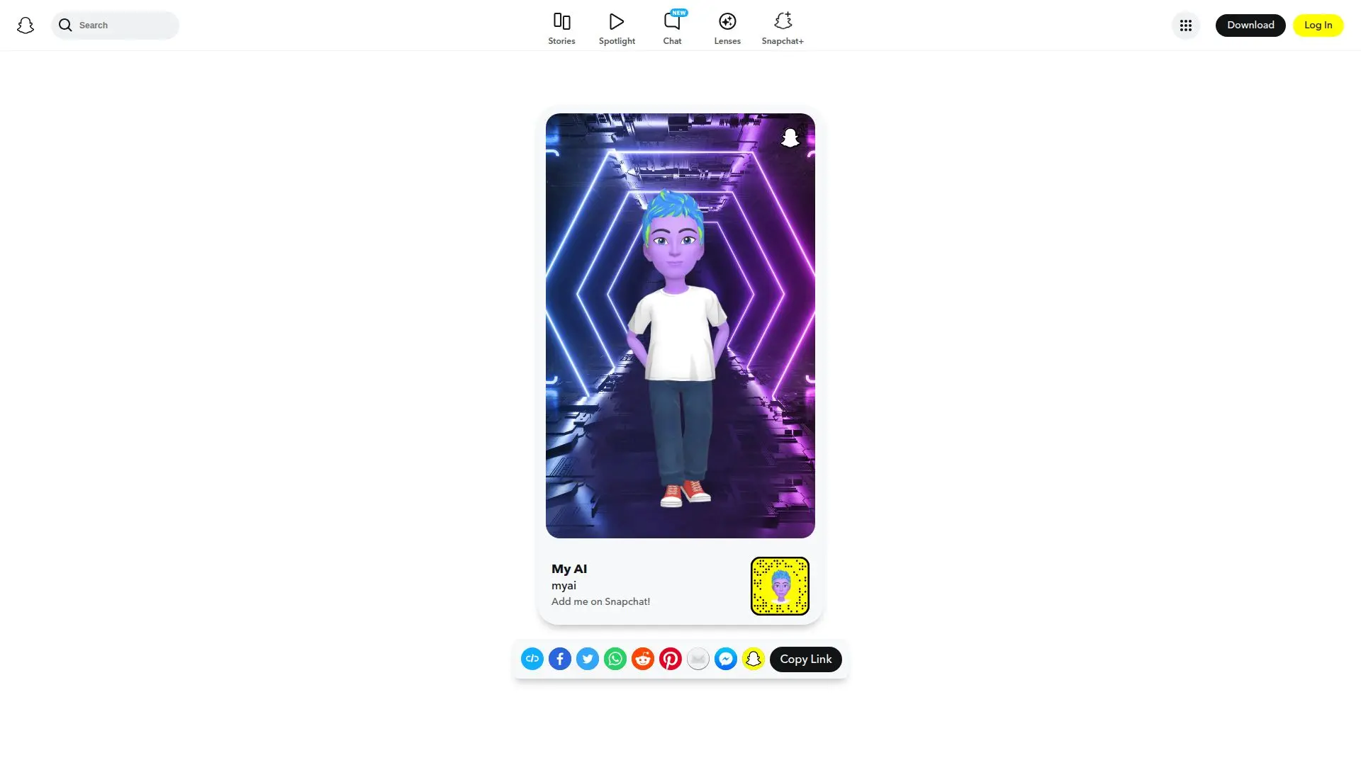 Snapchat My AI screenshot