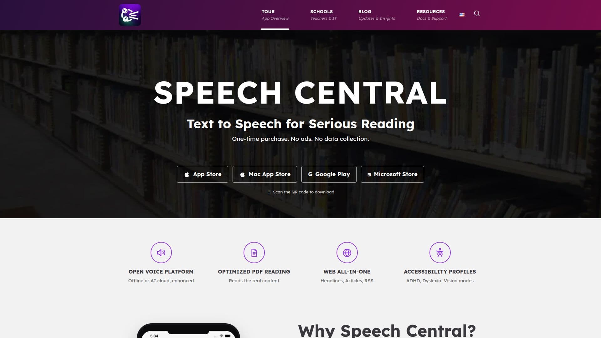 Speech Central: Lector de Texto a Voz screenshot