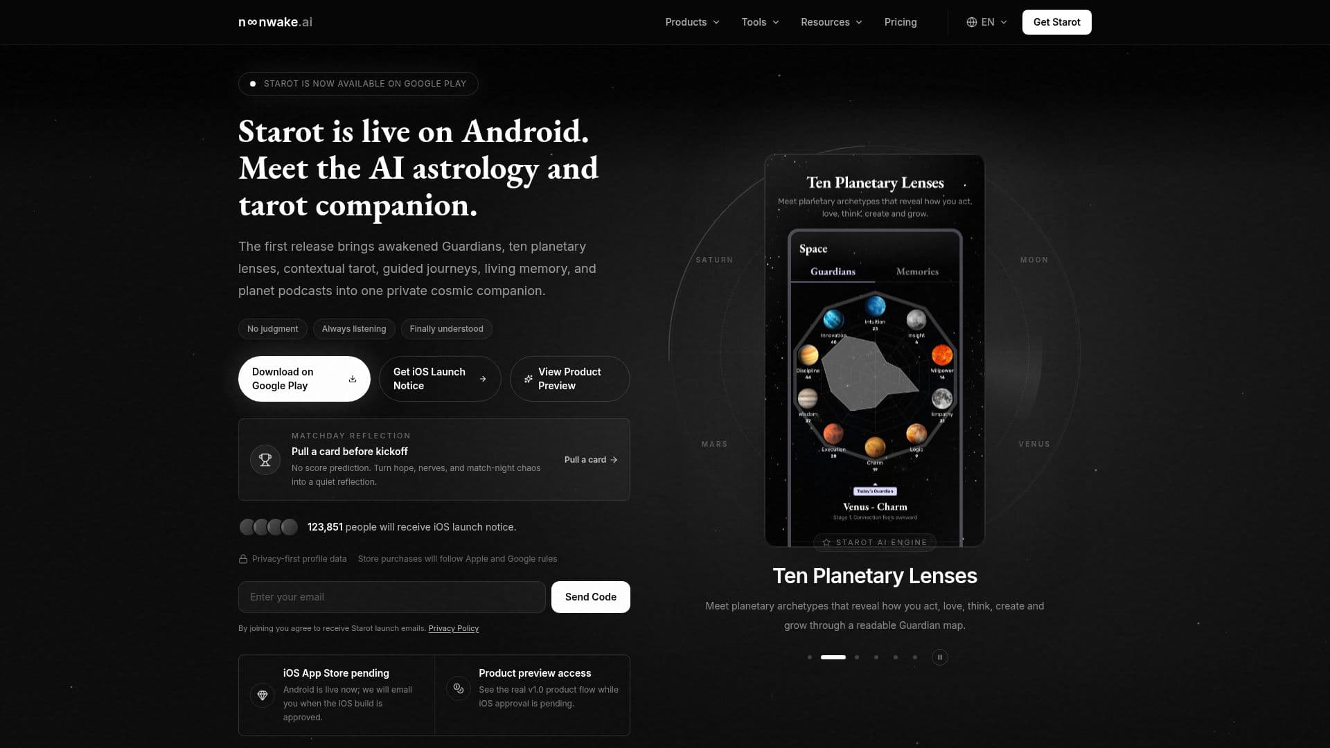 Capture d’écran de Application d'Astrologie Starot AI