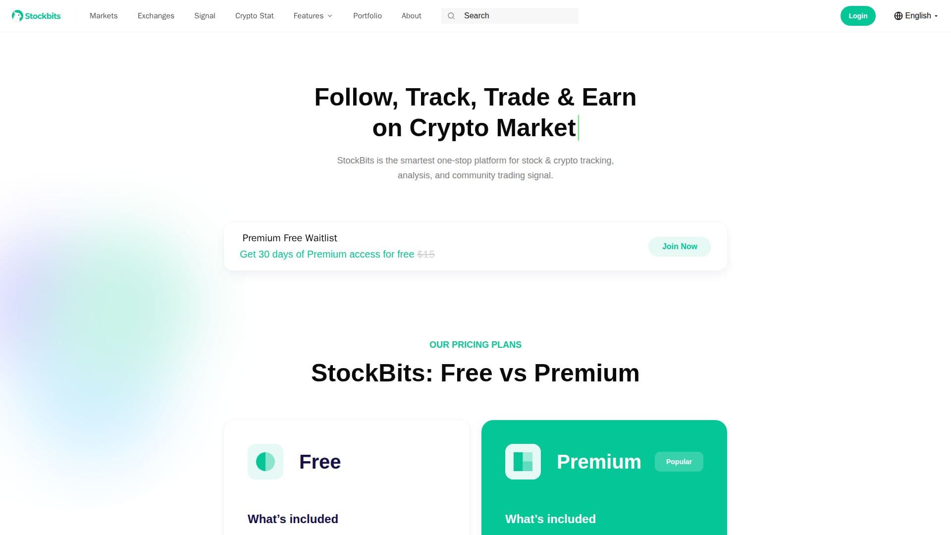 Tangkapan layar Stockbits