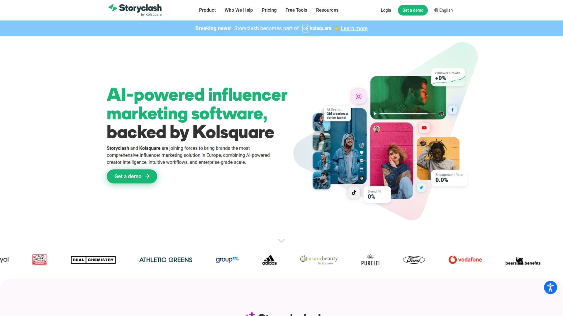 Storyclash Influencer Marketing Software screenshot