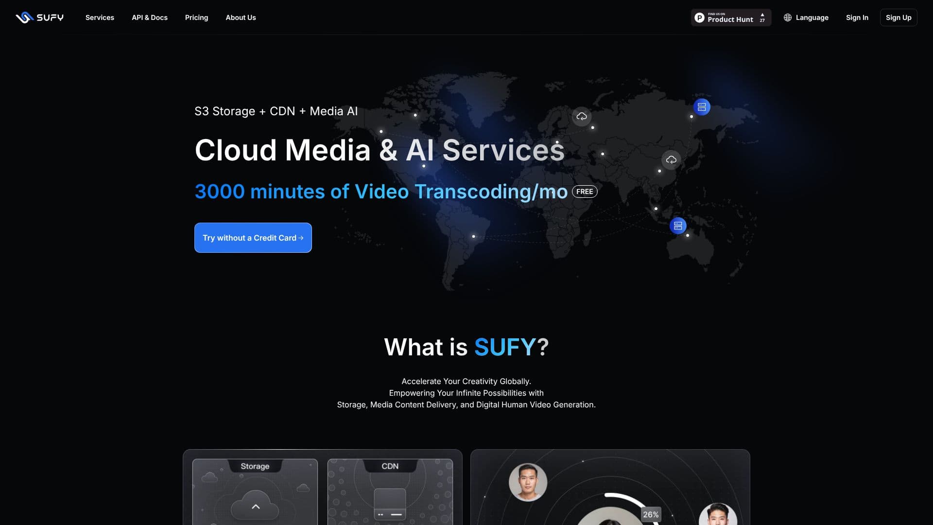SUFY - CDN & オブジェクトストレージ のスクリーンショット