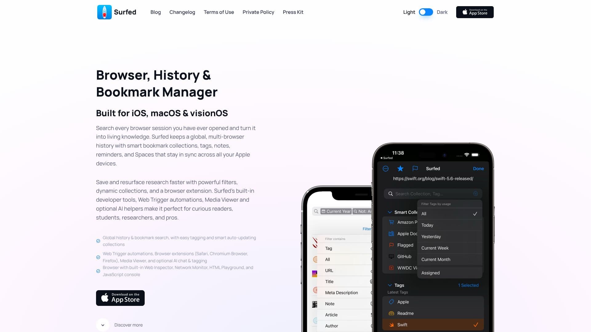 Screenshot von Surfed - Browser Manager
