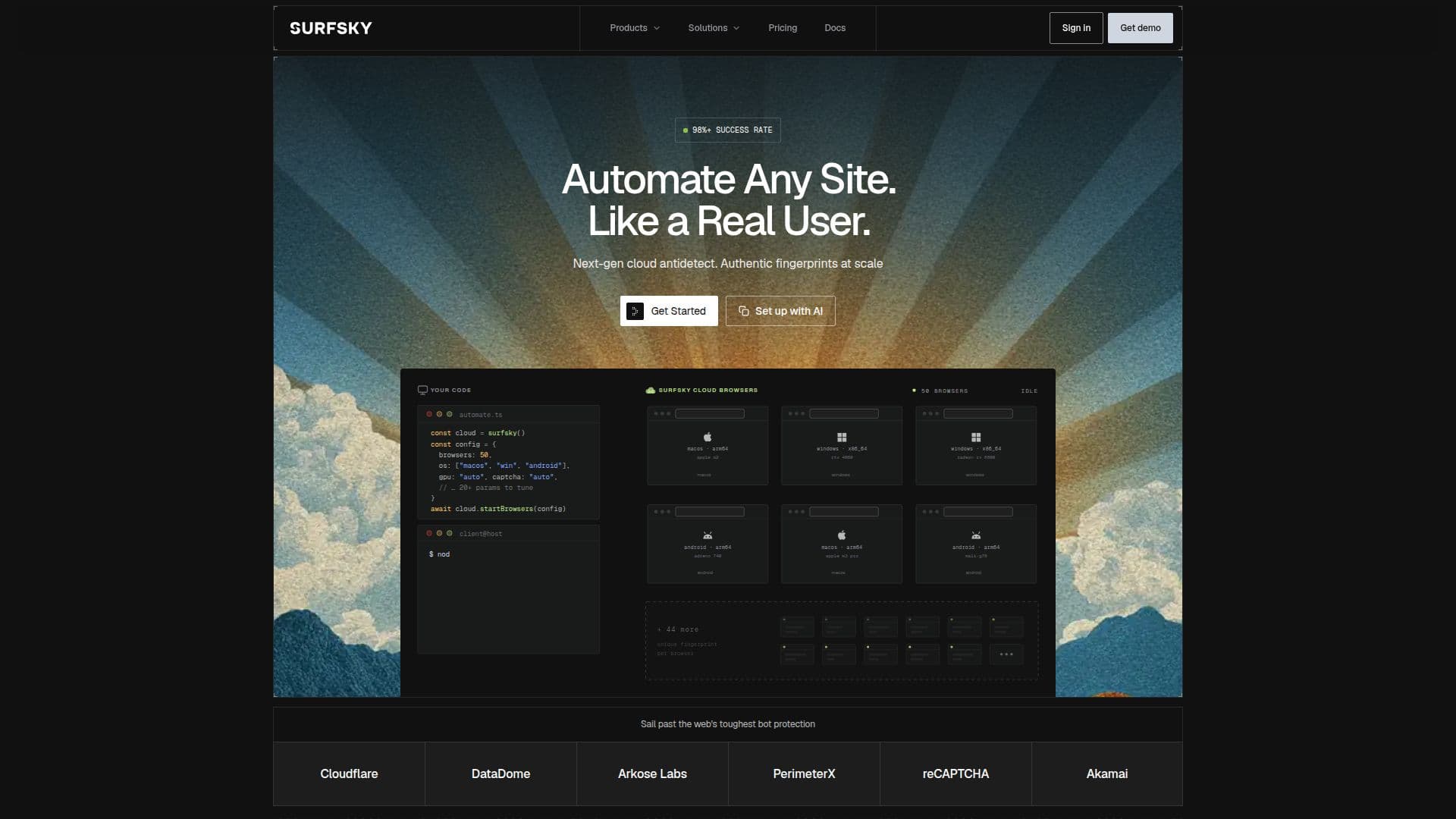 Surfsky Cloud Browser screenshot