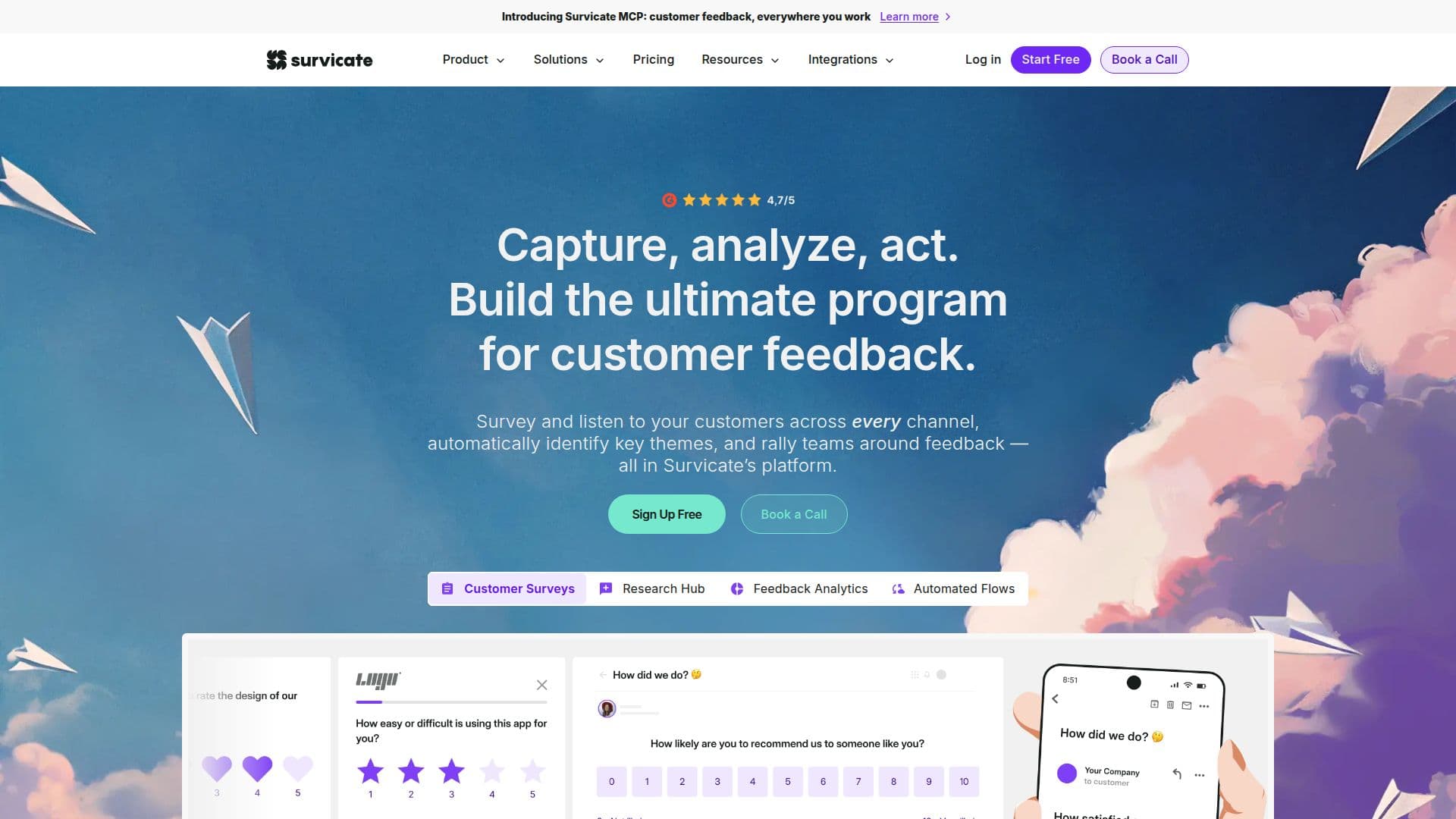 Survicate: Customer Feedback Platform screenshot