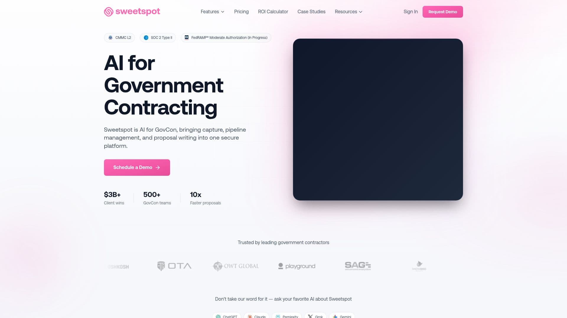 Sweetspot - AI untuk Kontrak Pemerintah screenshot