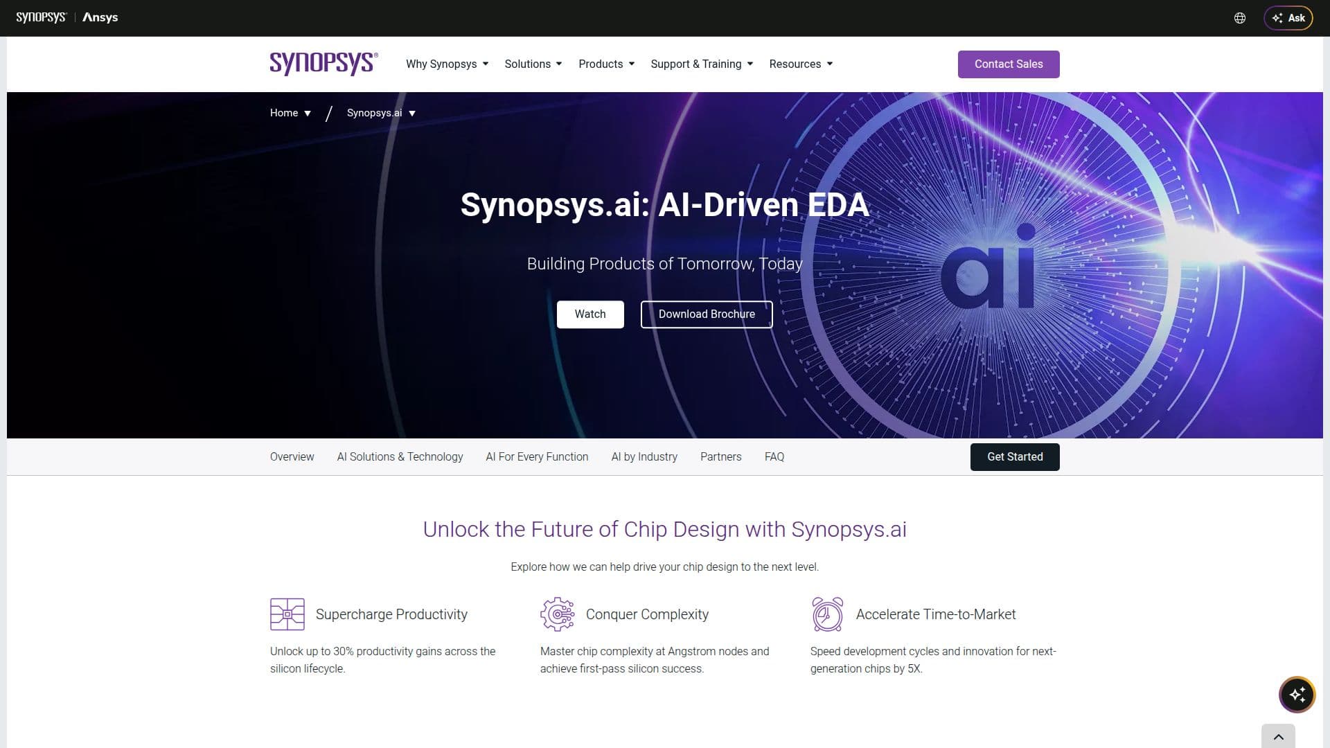 Soluciones de IA de Synopsys screenshot