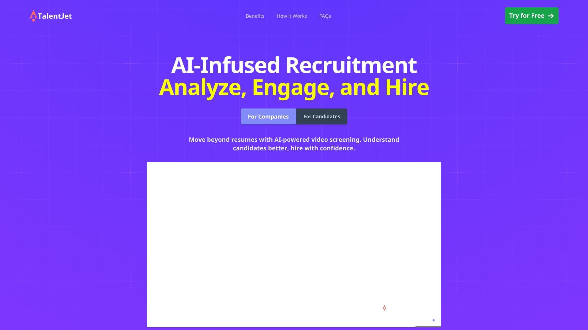 TalentJet.ai のスクリーンショット