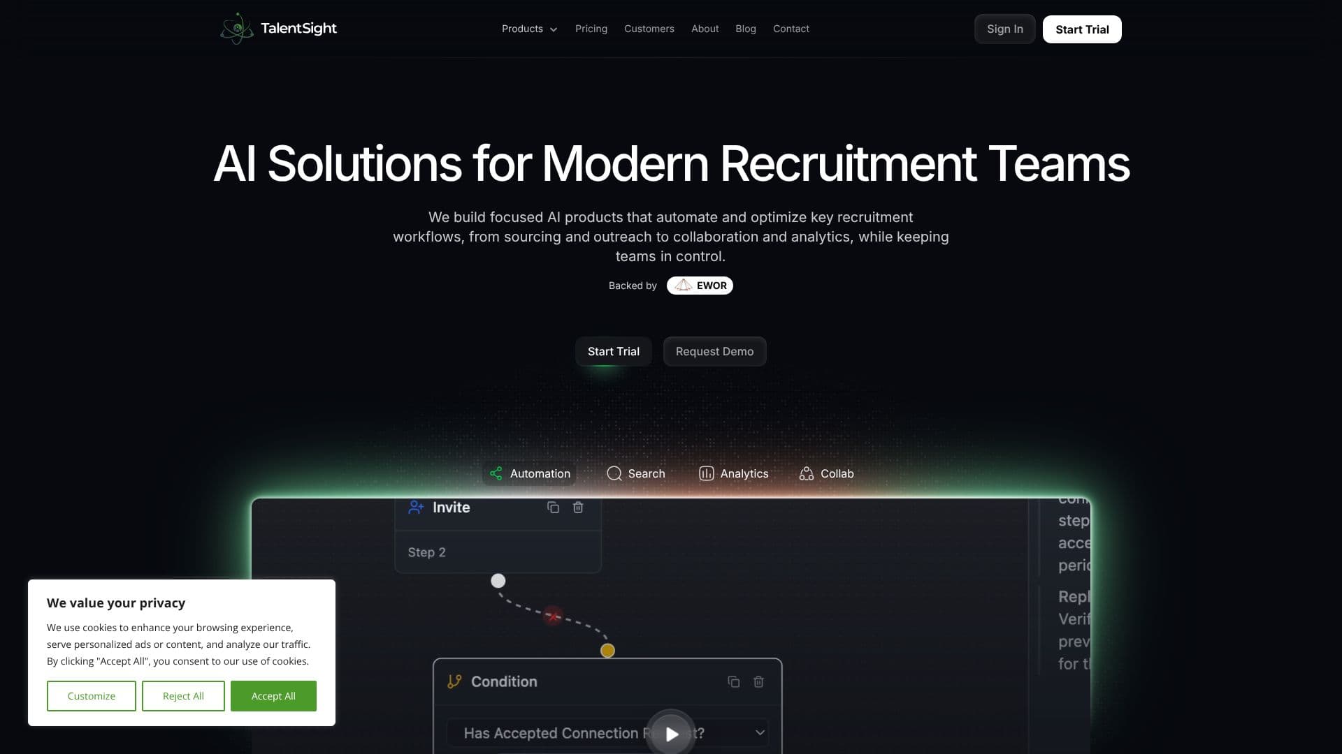 Скриншот TalentSight