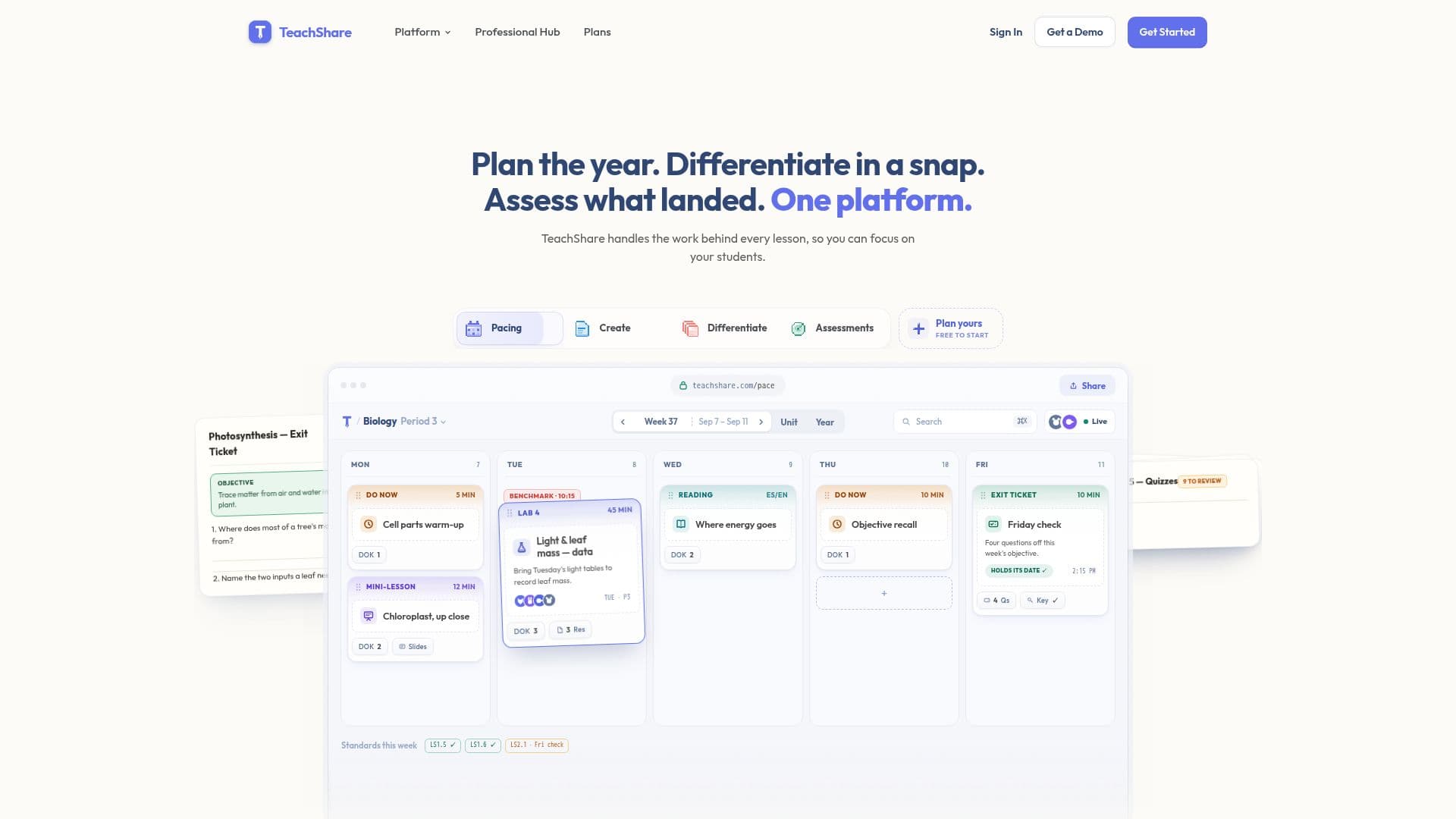 TeachShare Platform screenshot