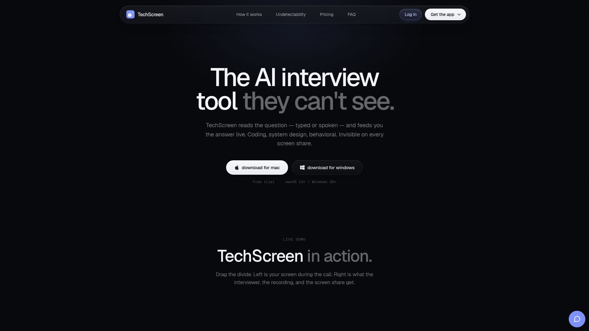 TechScreen 스크린샷