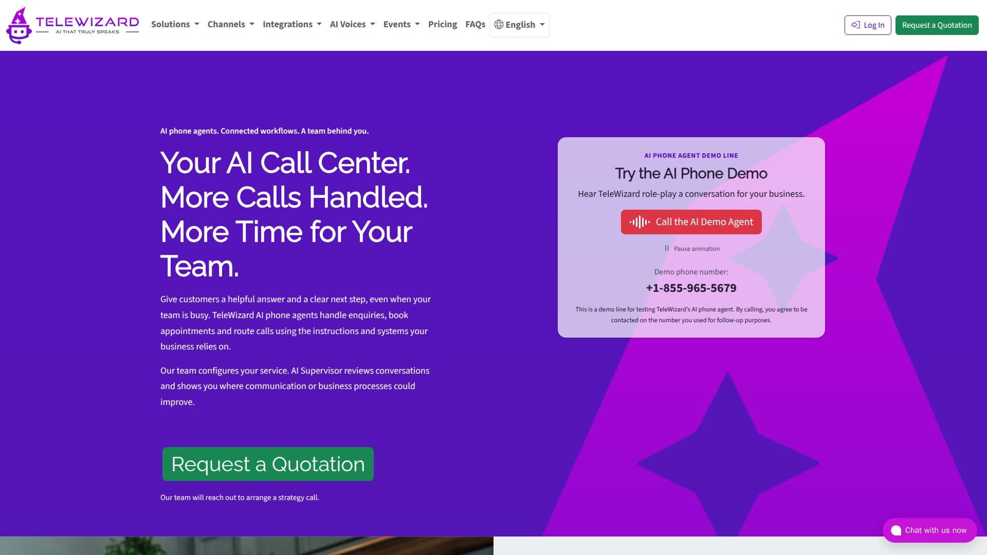 TeleWizard screenshot