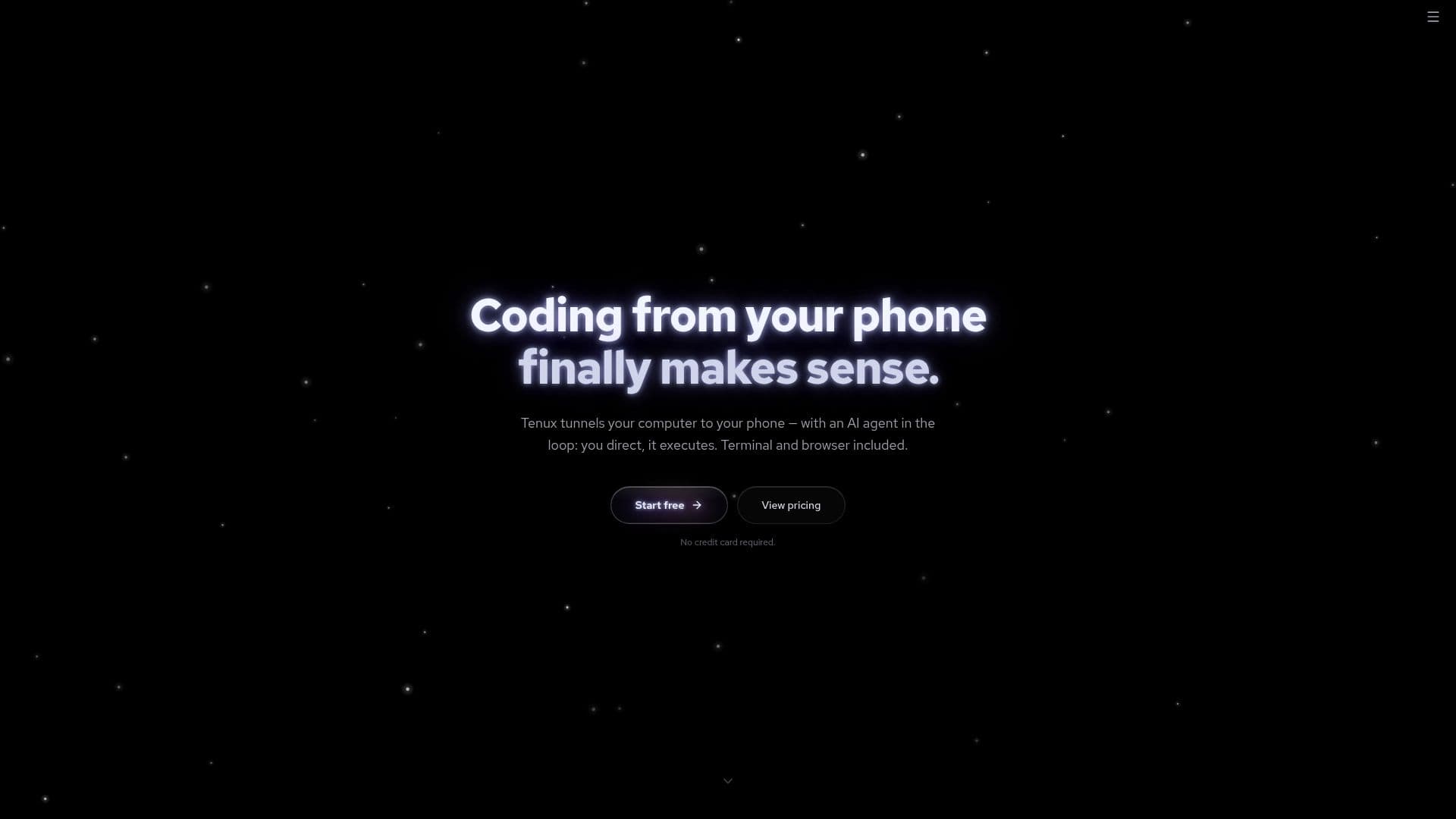 Tenux screenshot