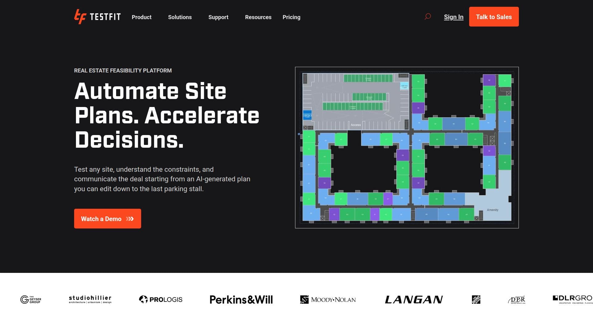 TestFit screenshot