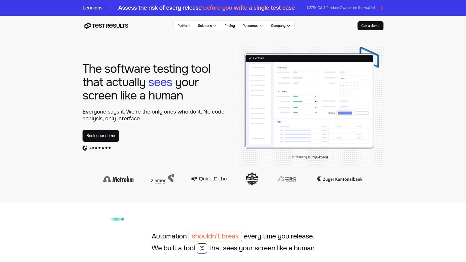 TestResults.io - Software Test Automation screenshot