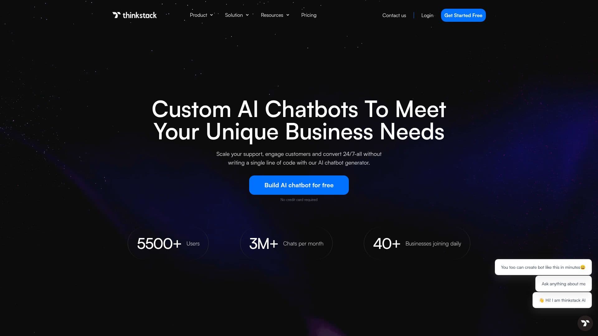 لقطة شاشة لـ Thinkstack
