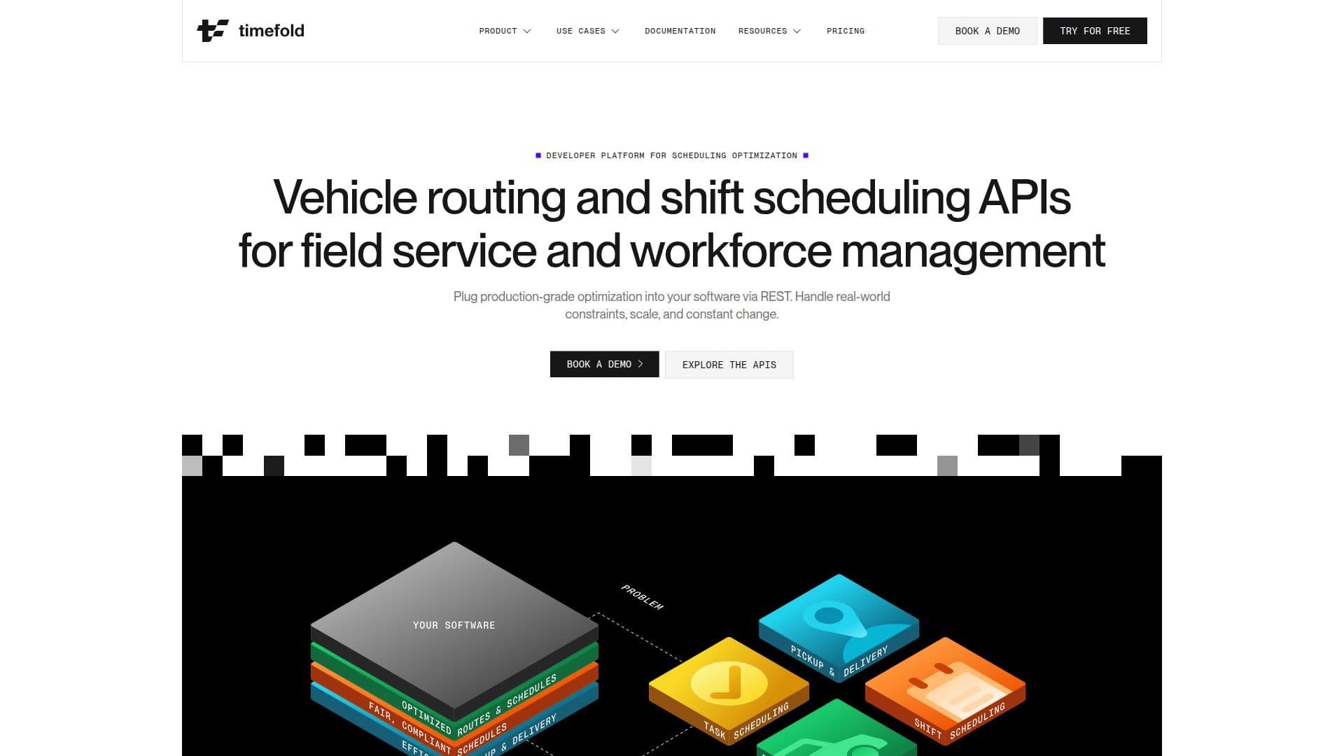 Screenshot von Timefold