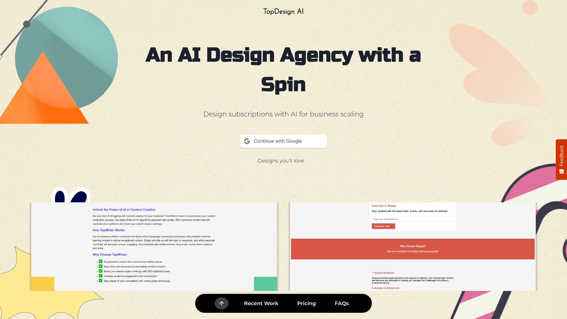 TopDesign AI 스크린샷