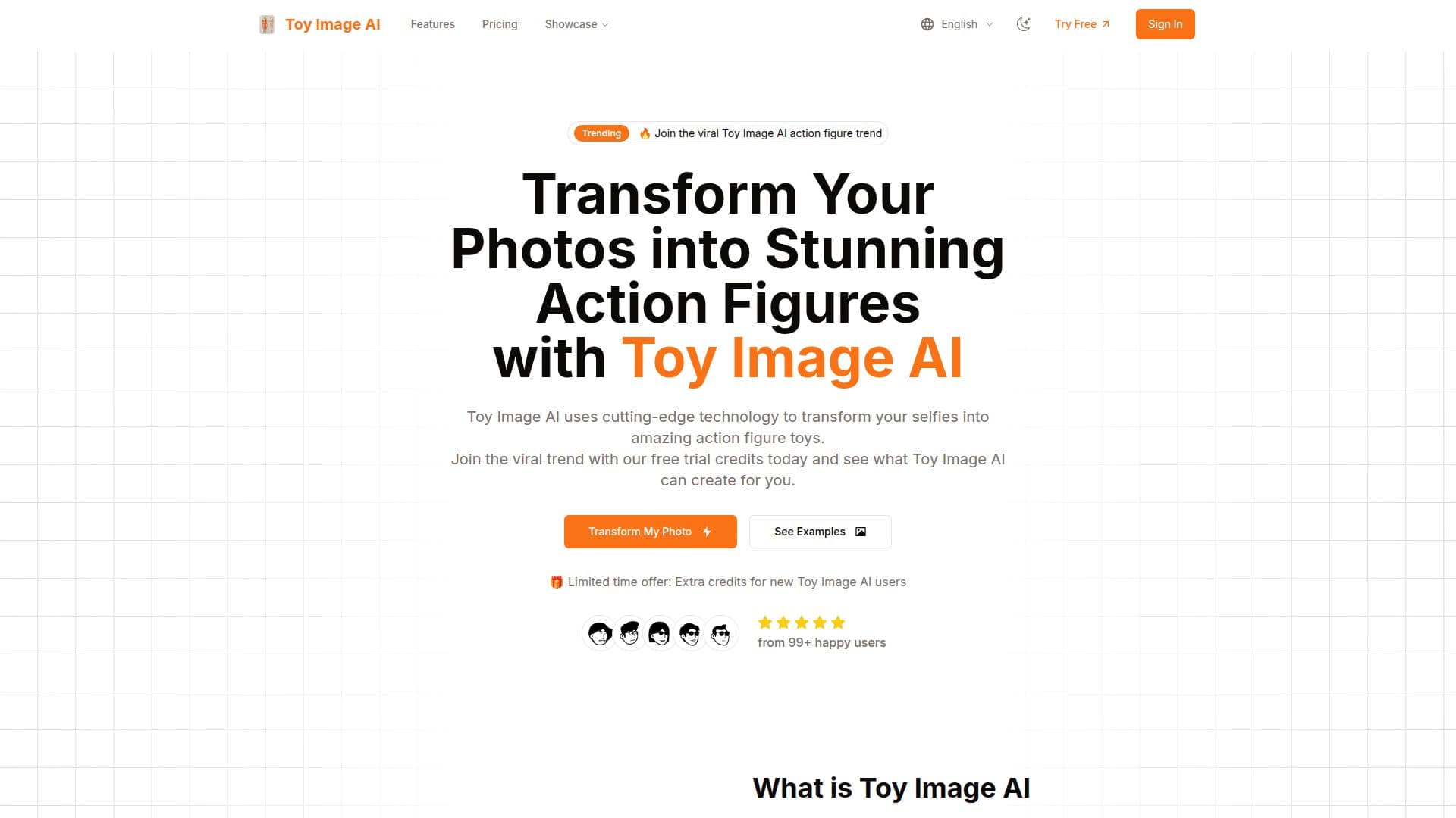 Captura de tela do Toy Image AI
