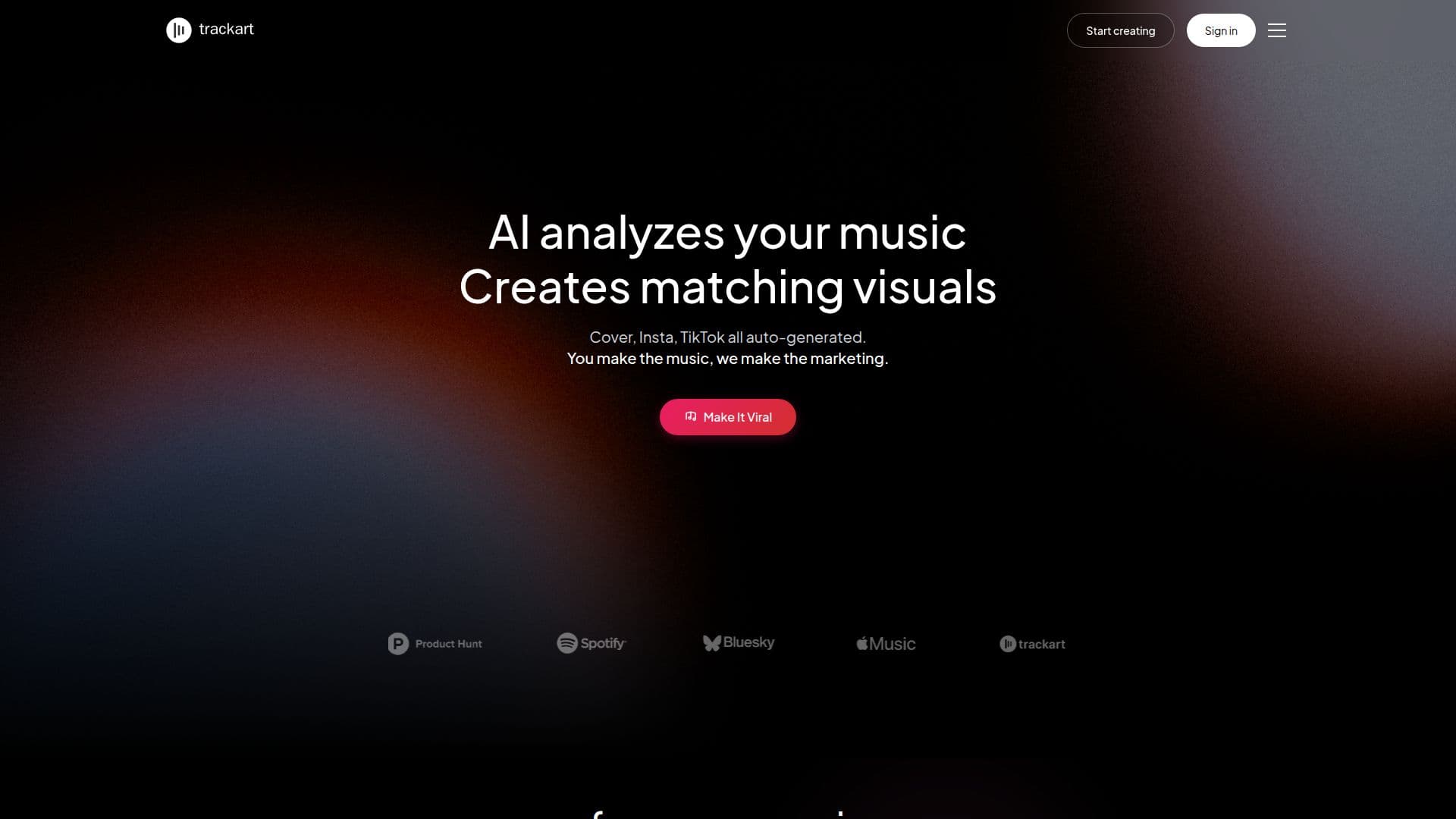 لقطة شاشة لـ Trackart