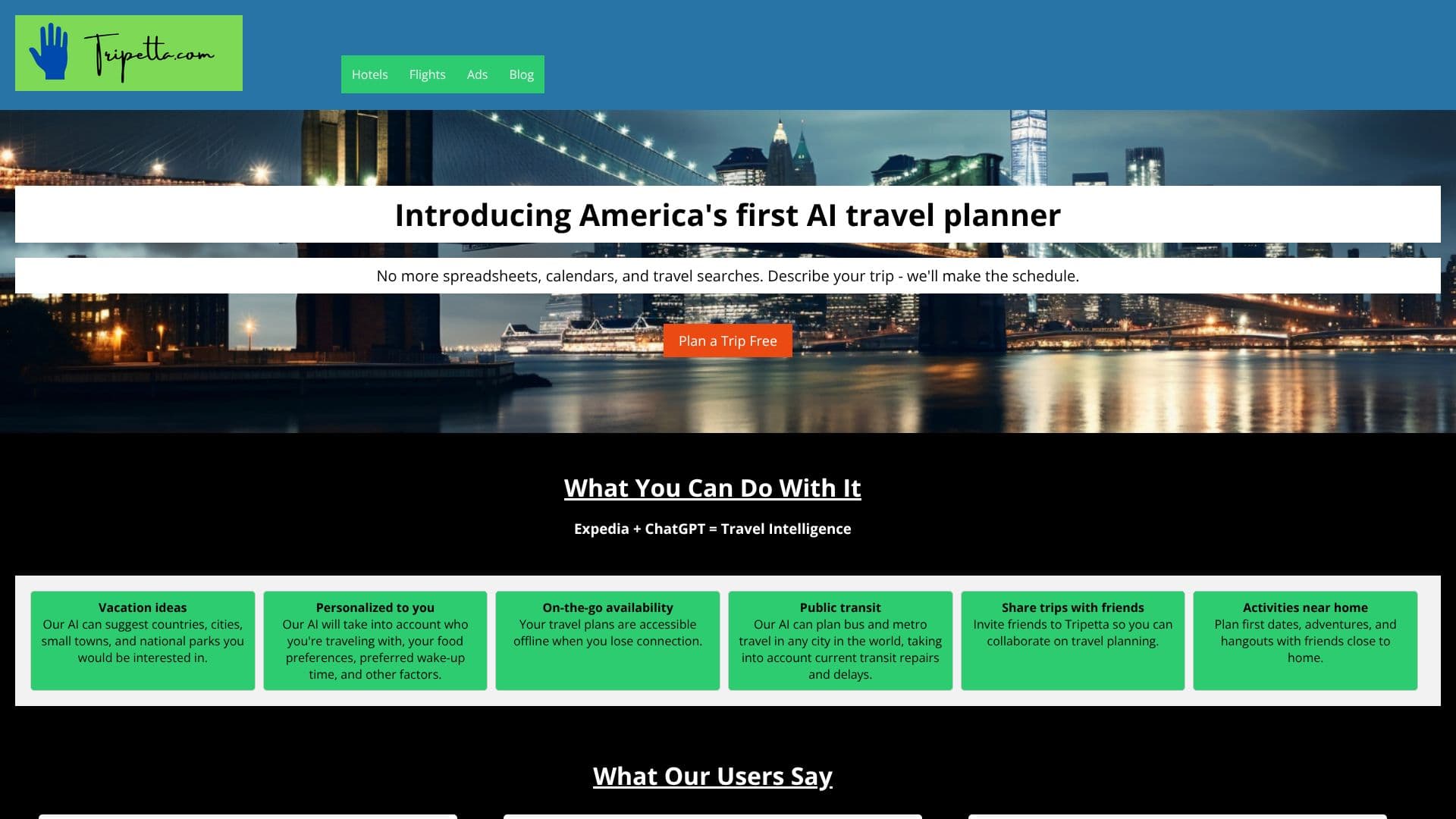 Tripetta AI Travel Planner 截图