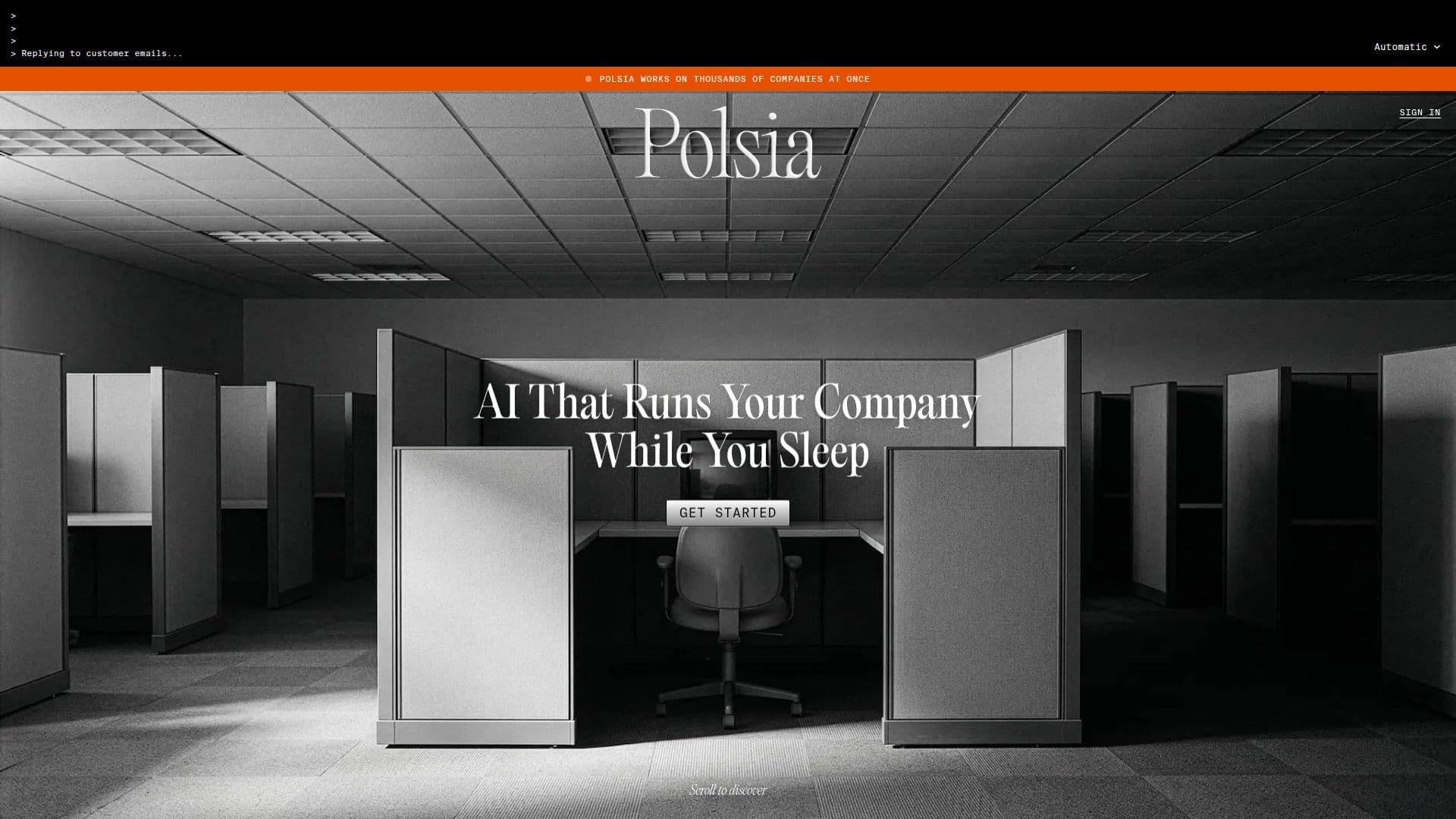 Polsia screenshot