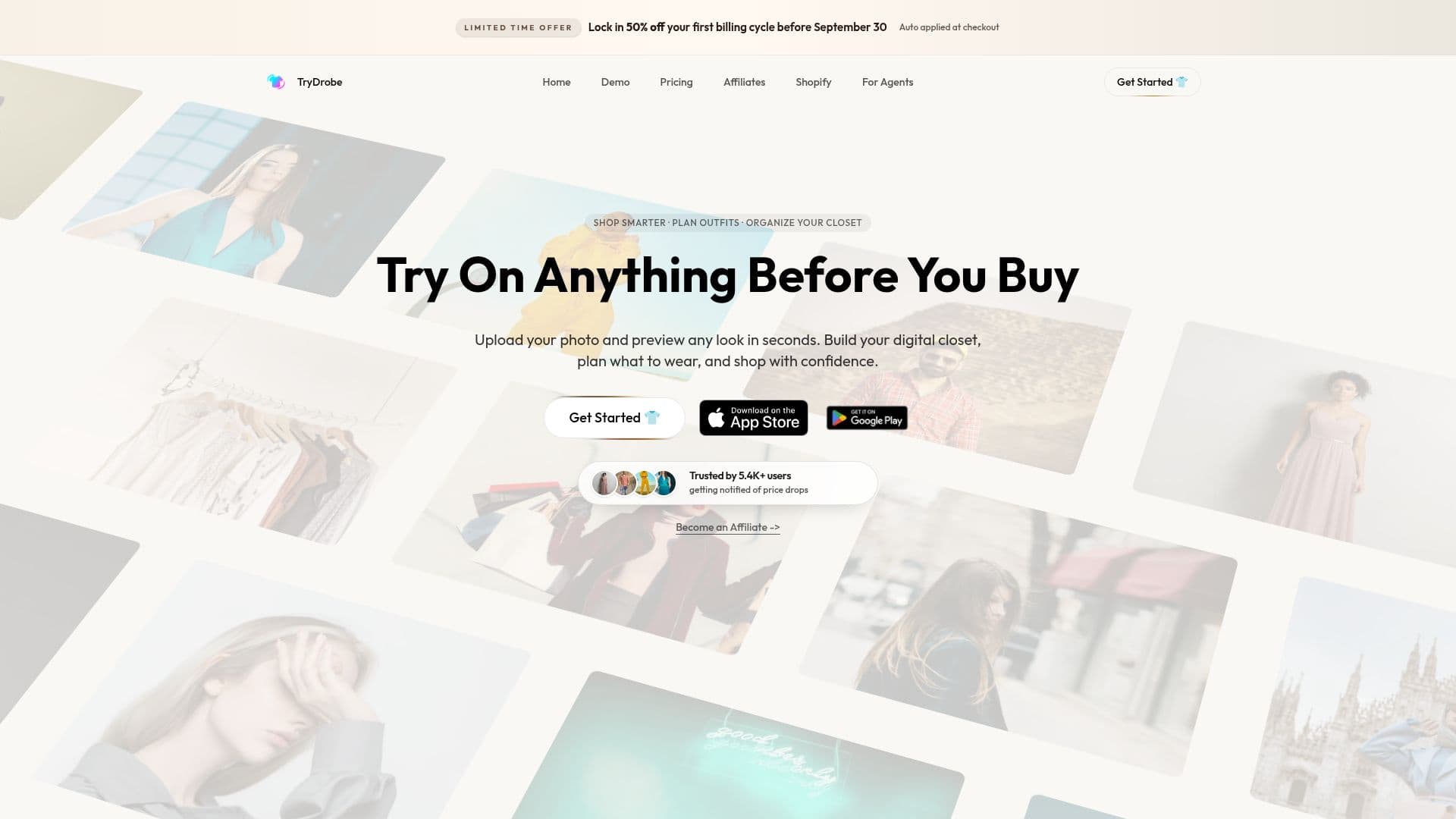 TryDrobe: AI Virtual Try-On and Digital Closet screenshot