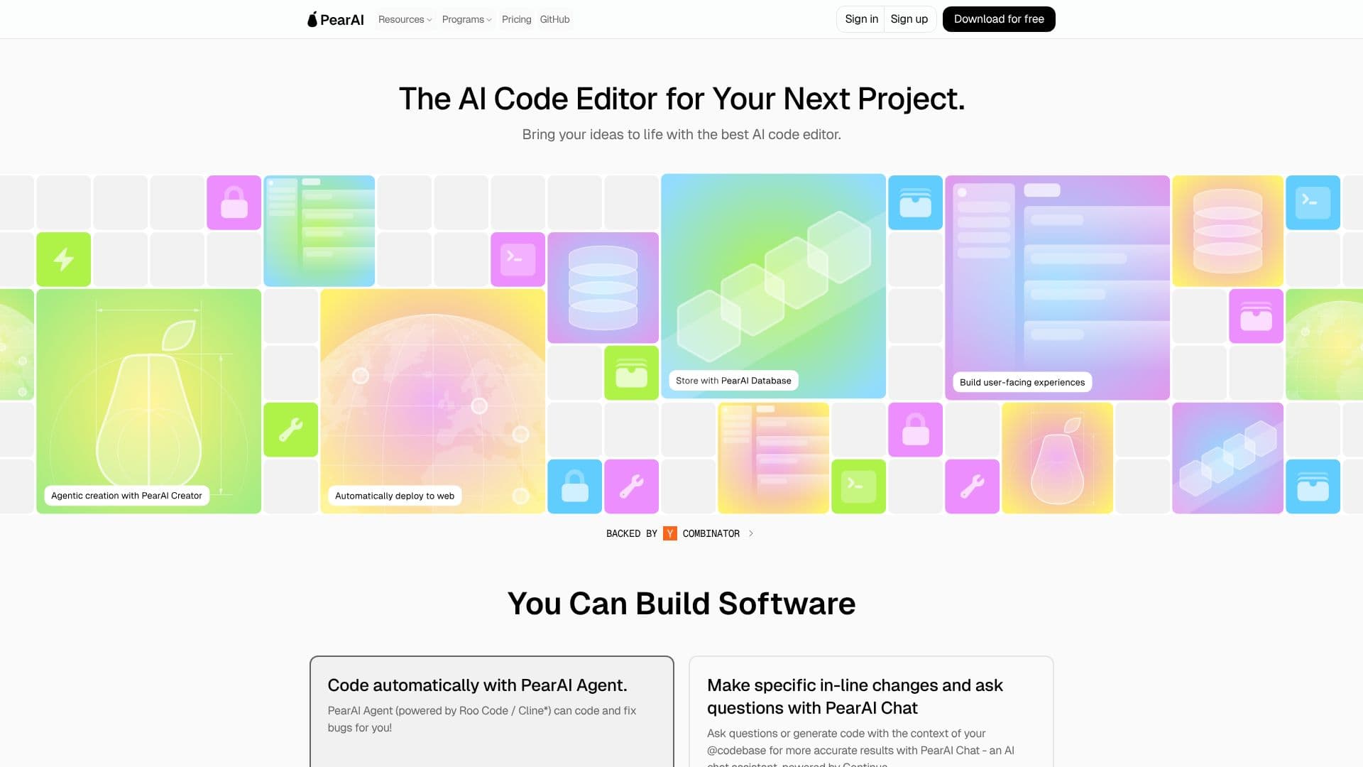 PearAI - AI Code Editor screenshot