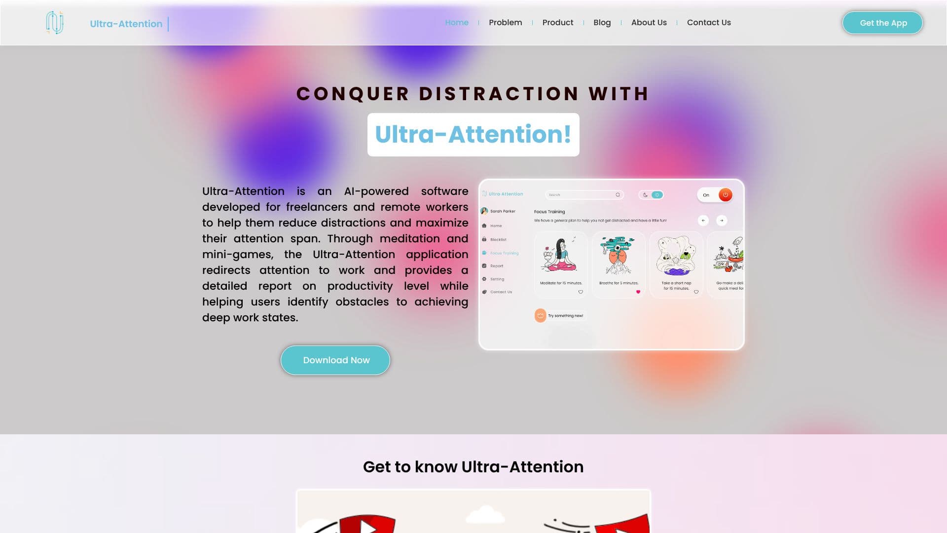 Tangkapan layar Ultra-Attention