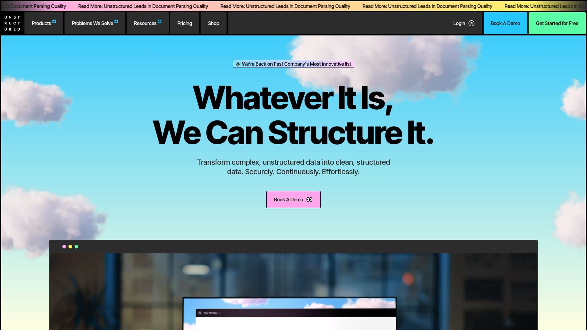 Unstructured Data Platform for GenAI screenshot