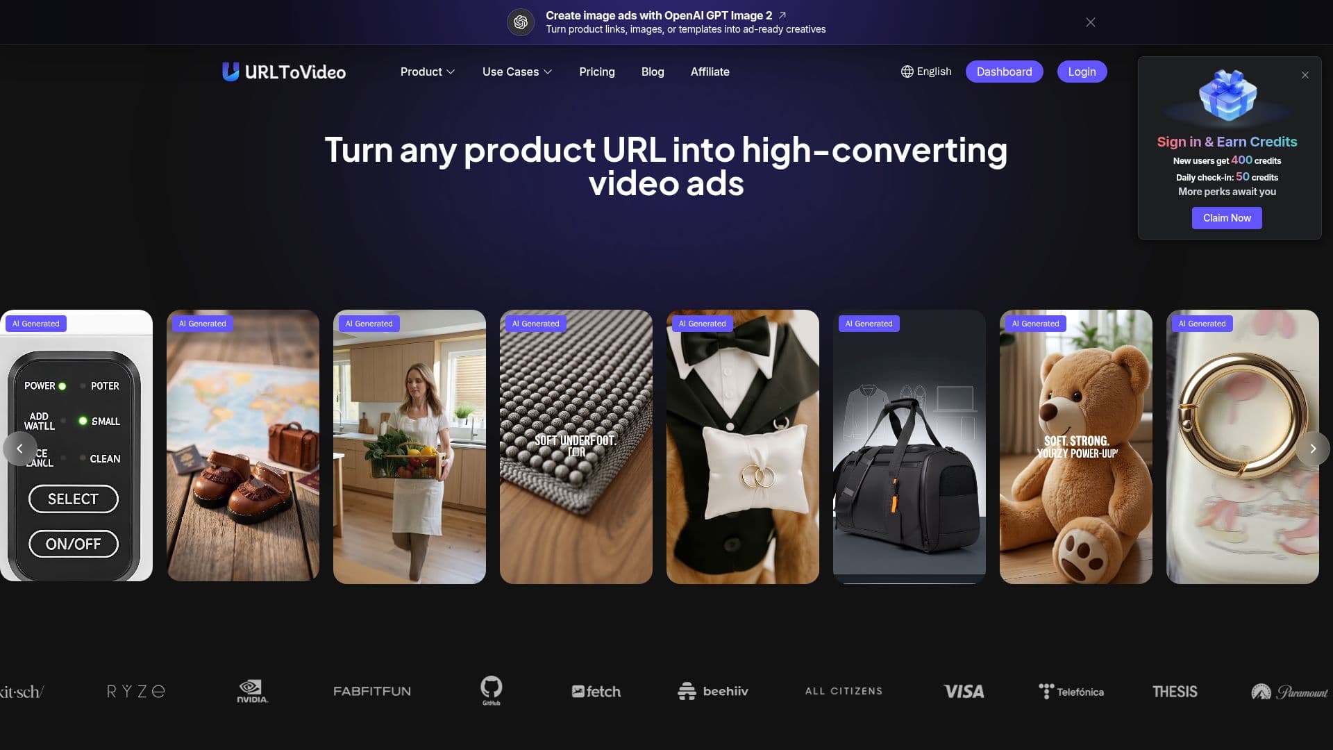 UrlToVideo AI screenshot