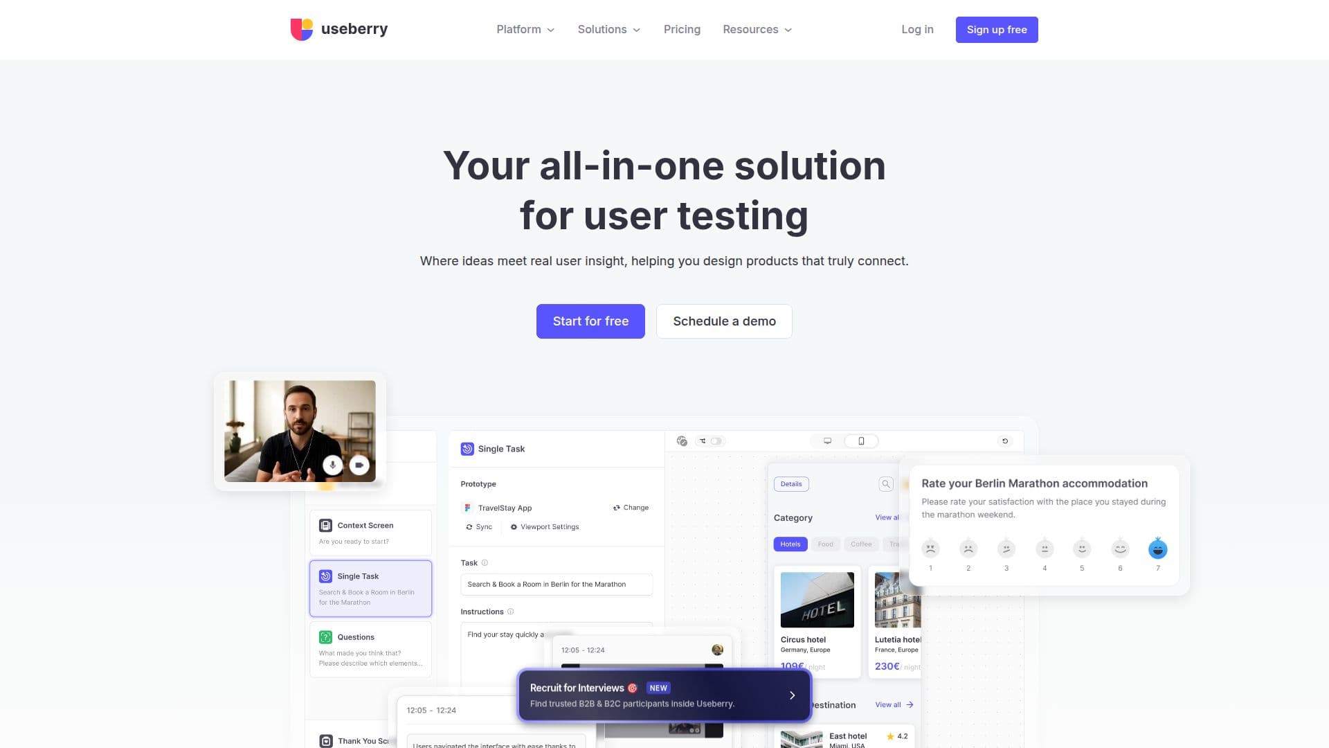 Useberry screenshot